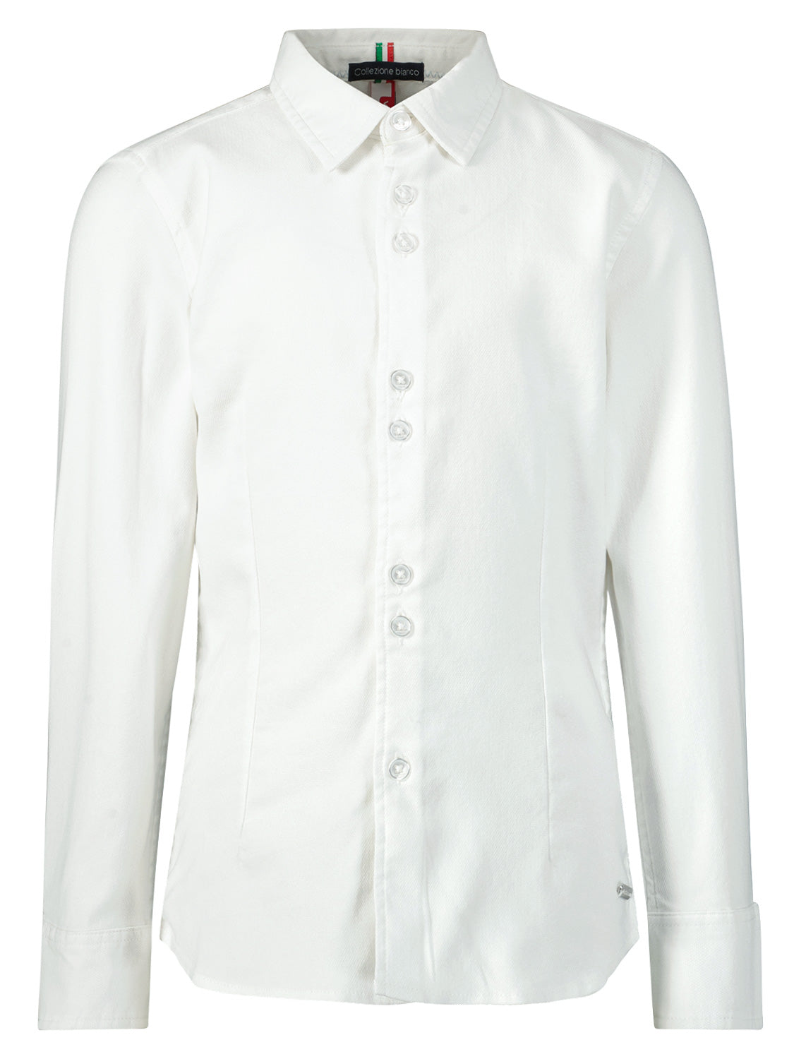 Vingino Kids shirt Lasse White in White 6903570125-1.jpg | NICKIS.com