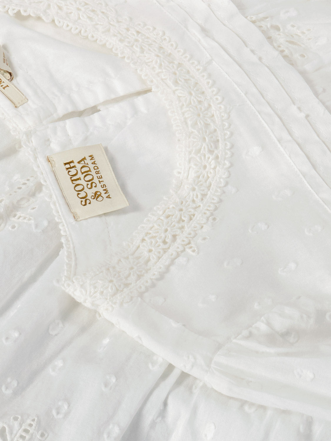 Scotch & Soda Kids dress White in White 6903591627-5.jpg | NICKIS.com