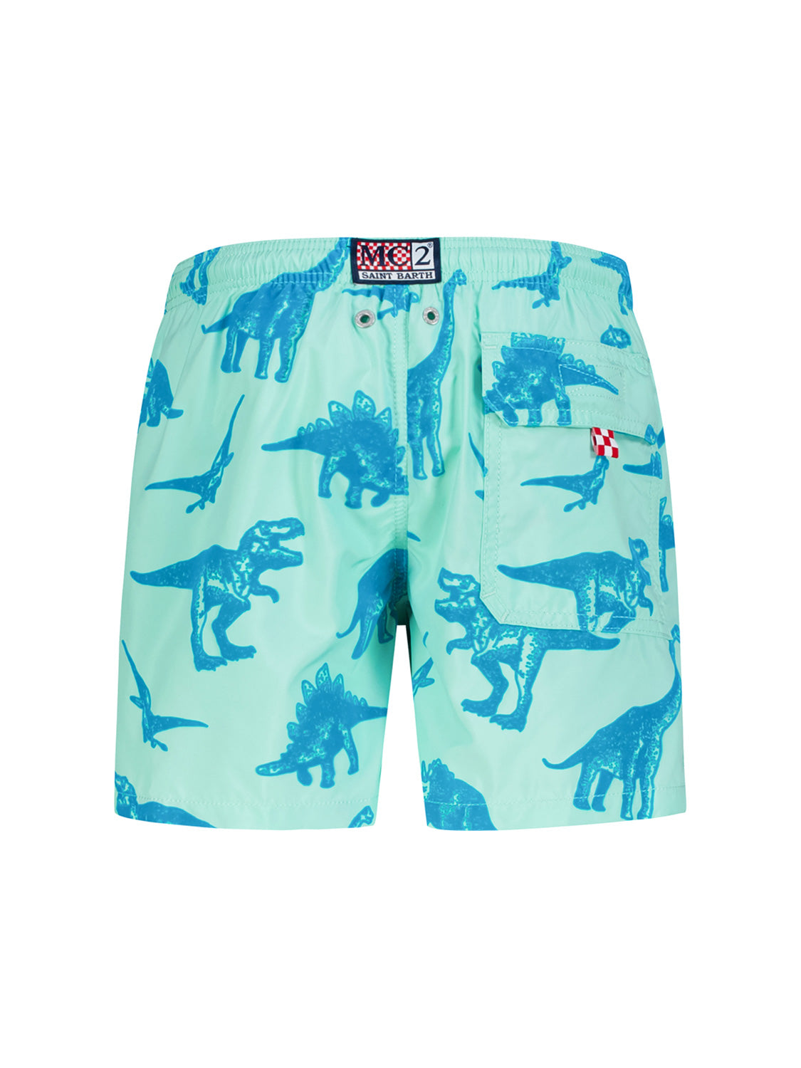 MC2 Saint Barth Kids swim shorts Jean Velvet Mint Green in Mint Green 6903606215-5.jpg | NICKIS.com