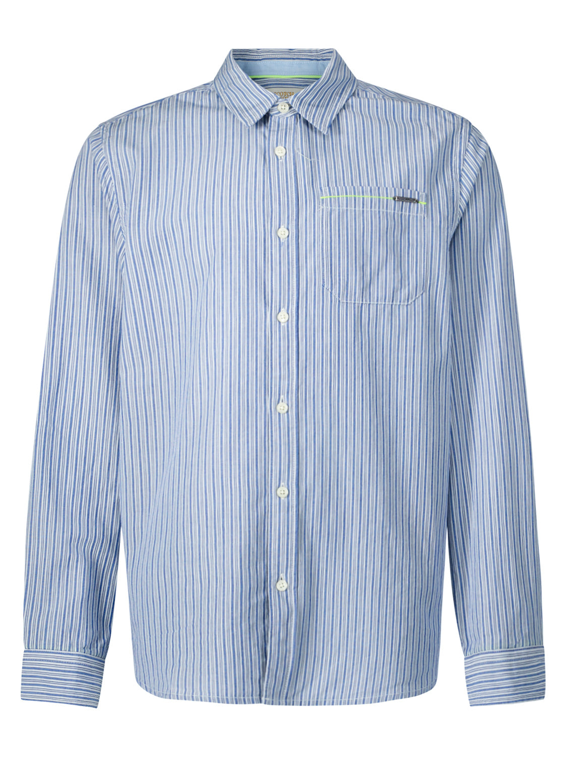 Scotch & Soda Kids shirt Blue in Blue 6903609919-1.jpg | NICKIS.com