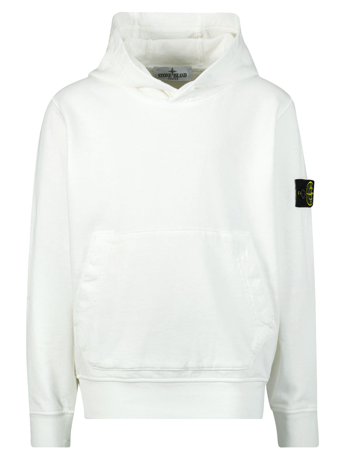 STONE ISLAND JUNIOR Kids hoodie White in White 6903720725-1.jpg | NICKIS.com