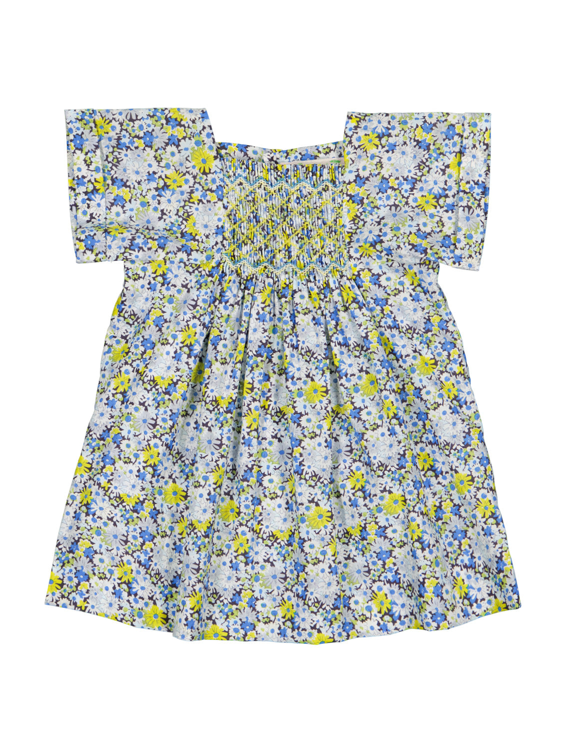 Bonpoint Kids dress Pais Blue in Blue 6903732189-1.jpg | NICKIS.com