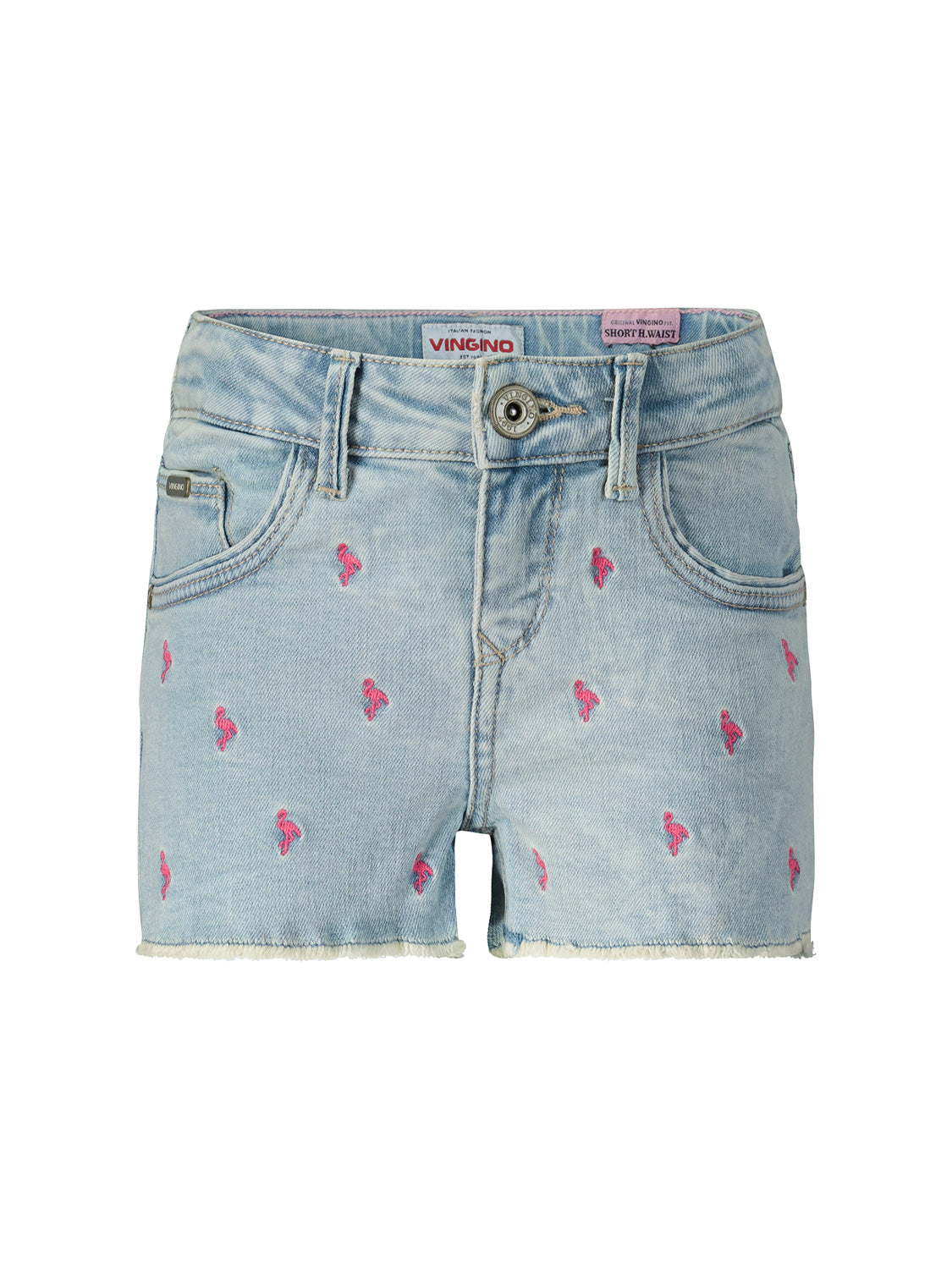 Vingino Kids Shorts Dafina Flamingo Blue in Blue 6903823610-1.jpg | NICKIS.com