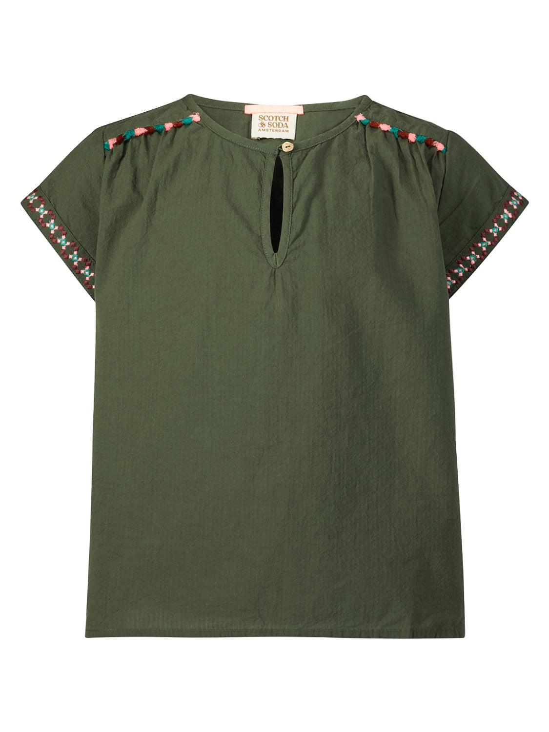 Scotch & Soda Kids blouse Olive Green in Olive Green 6903869064-1.jpg | NICKIS.com