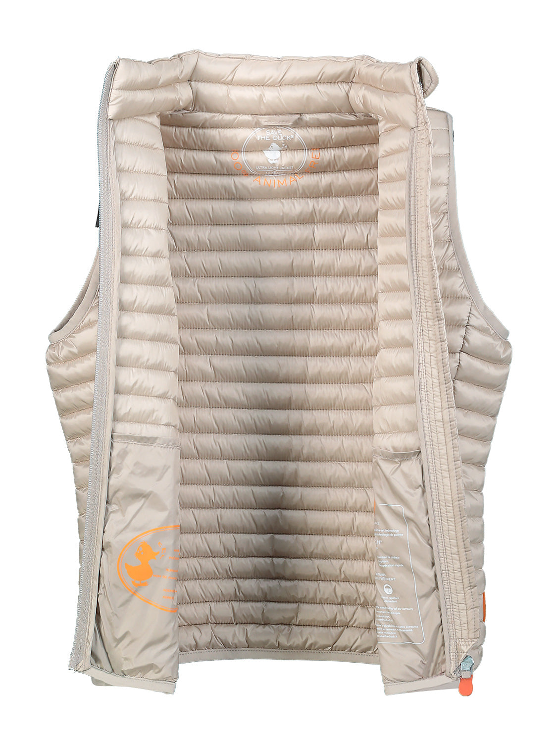 Save the Duck Kids vest Ava Beige in Beige 6903869135-6.jpg | NICKIS.com