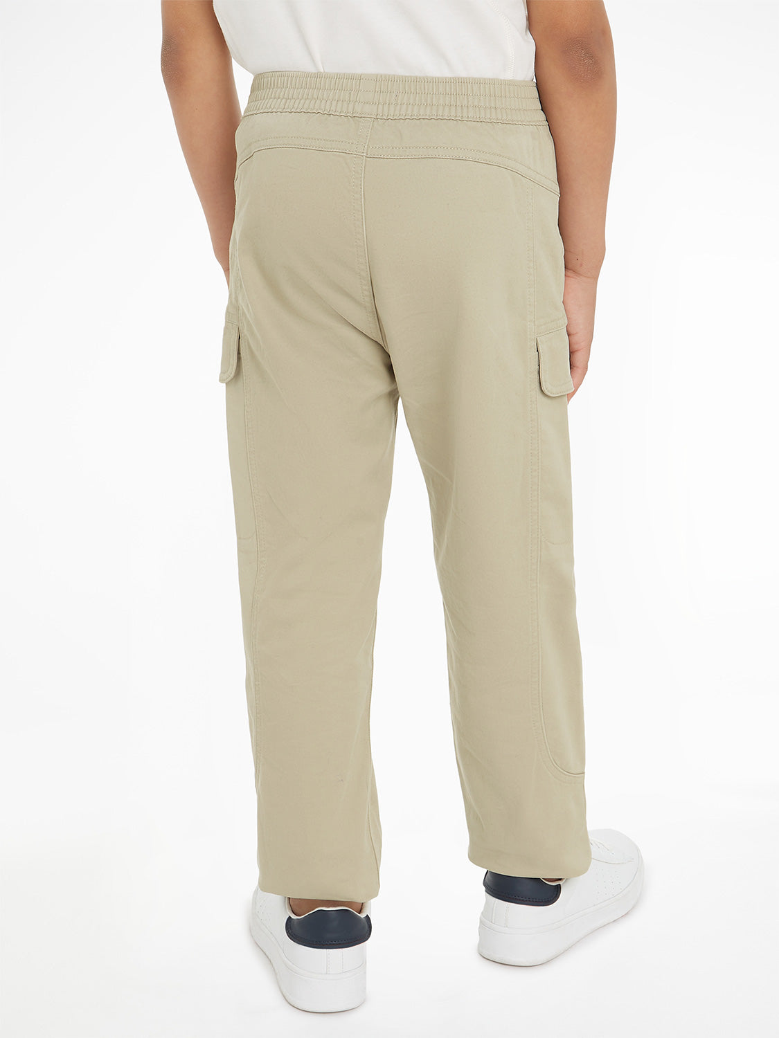 Calvin Klein Kids Cargo Trousers Sateen Cargo Beige in Beige 6903906058-3.jpg | NICKIS.com