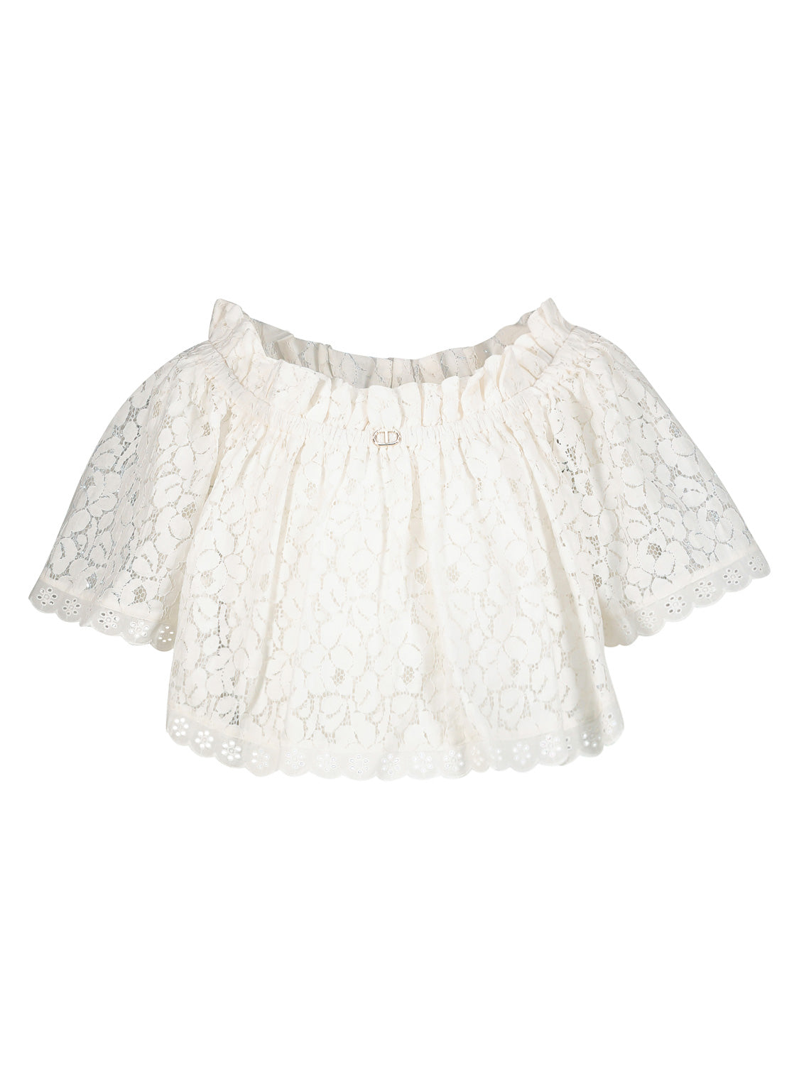 TWINSET Kids blouse White in White 6903935266-1.jpg | NICKIS.com