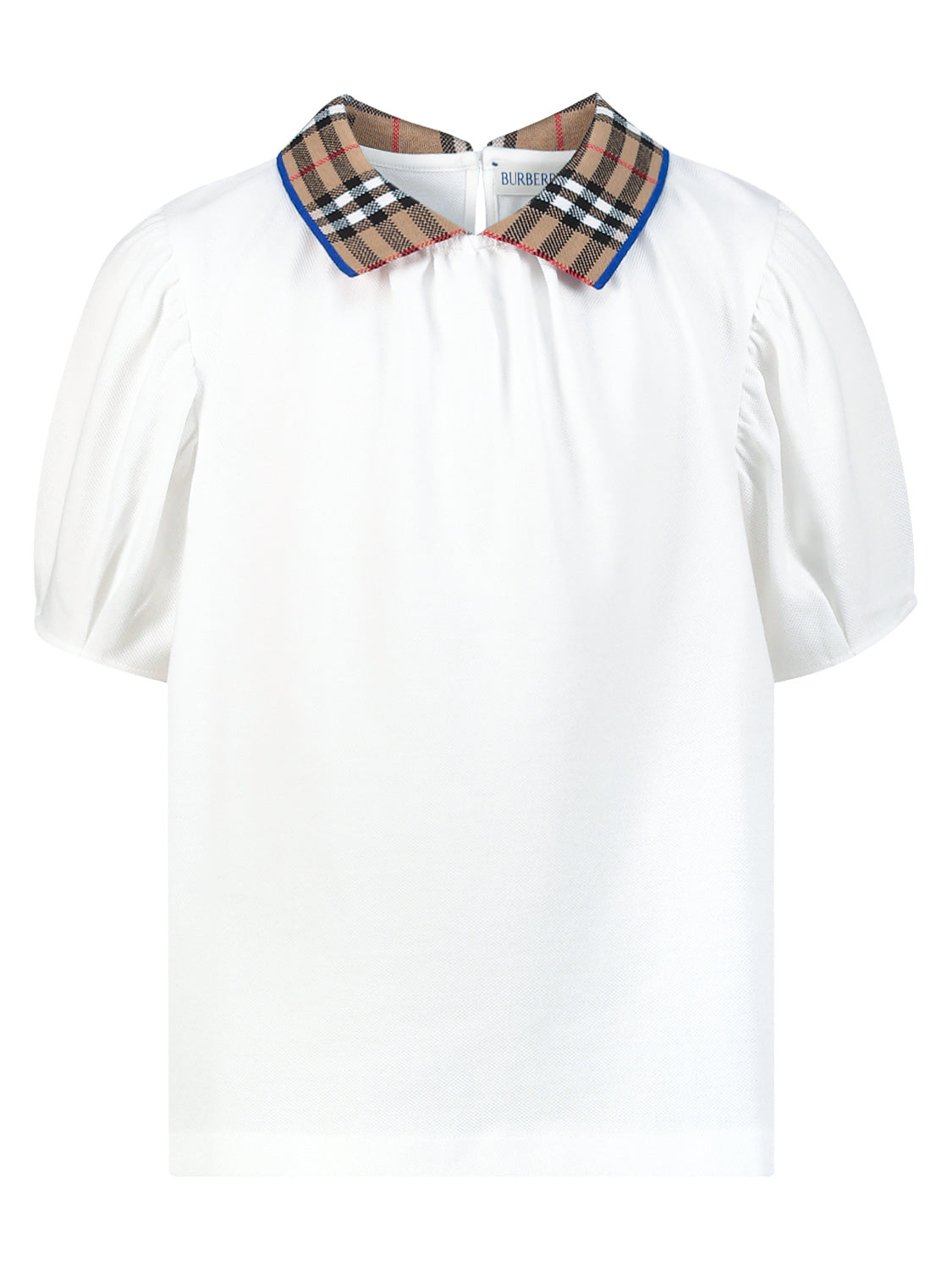 Burberry Kids Polo Shirt Alesea White in White 6904008453-1.jpg | NICKIS.com