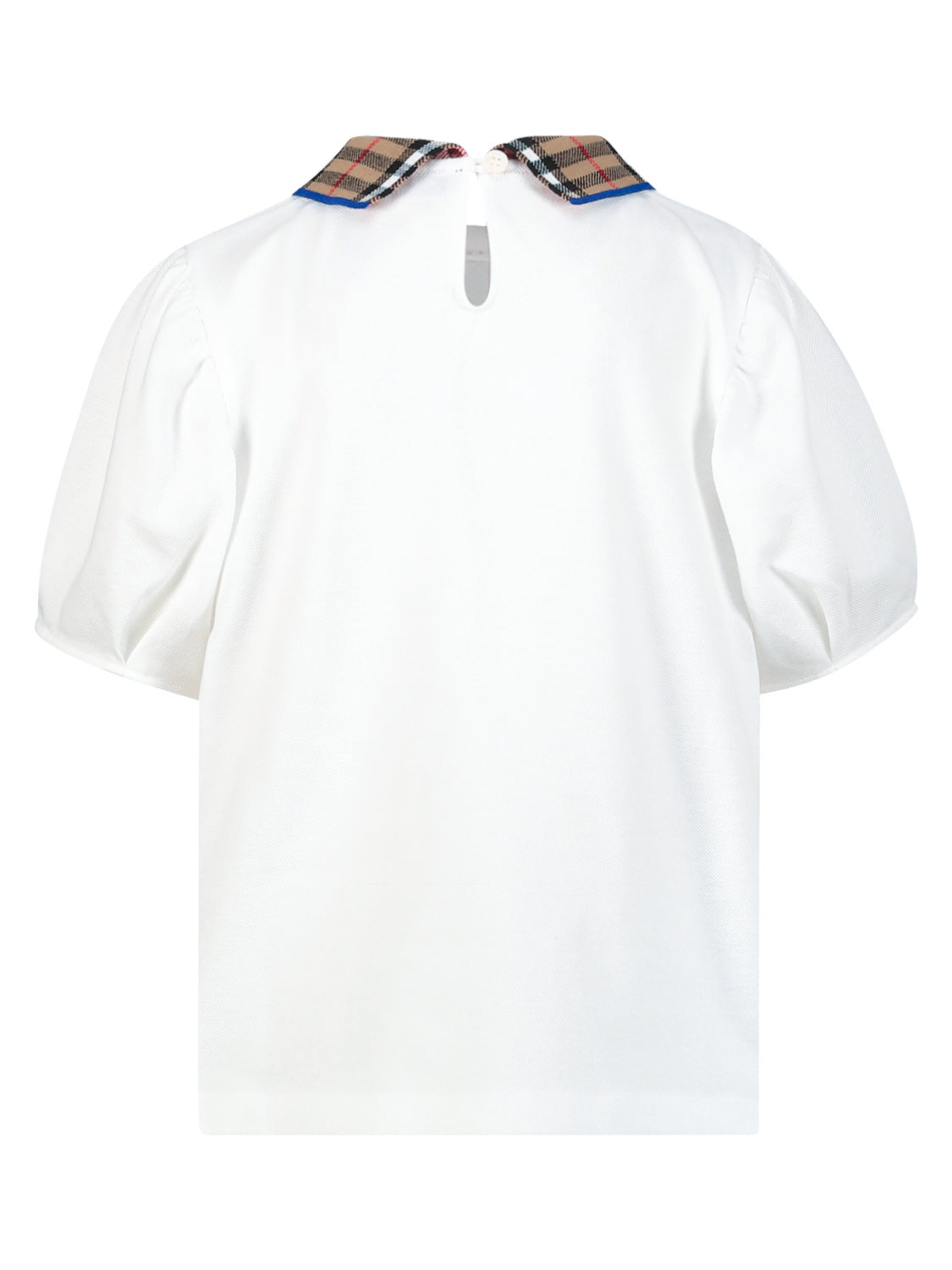 Burberry Kids Polo Shirt Alesea White in White 6904008453-5.jpg | NICKIS.com