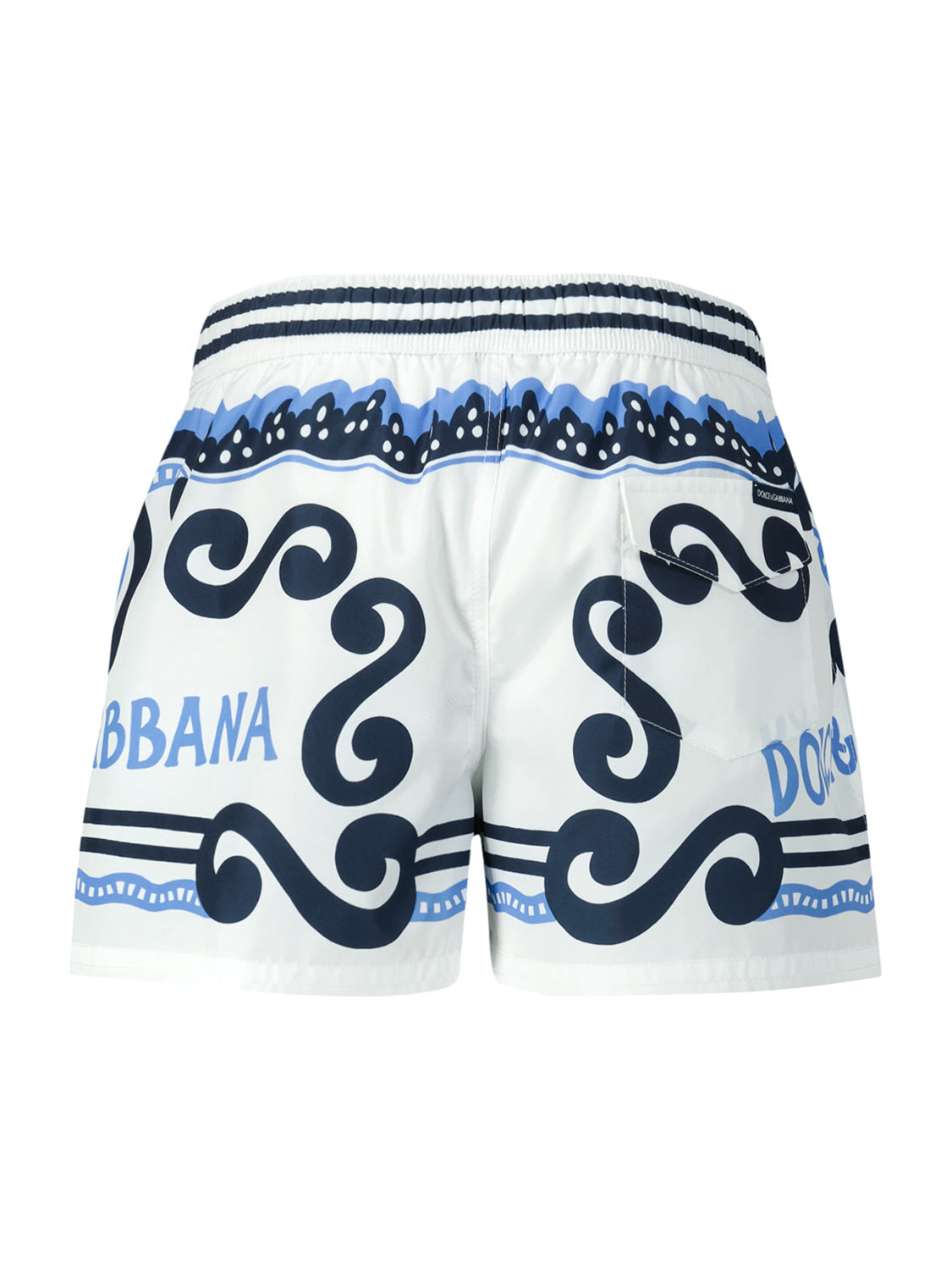 Dolce & Gabbana Kids swim shorts White in White 6904040152-5.jpg | NICKIS.com