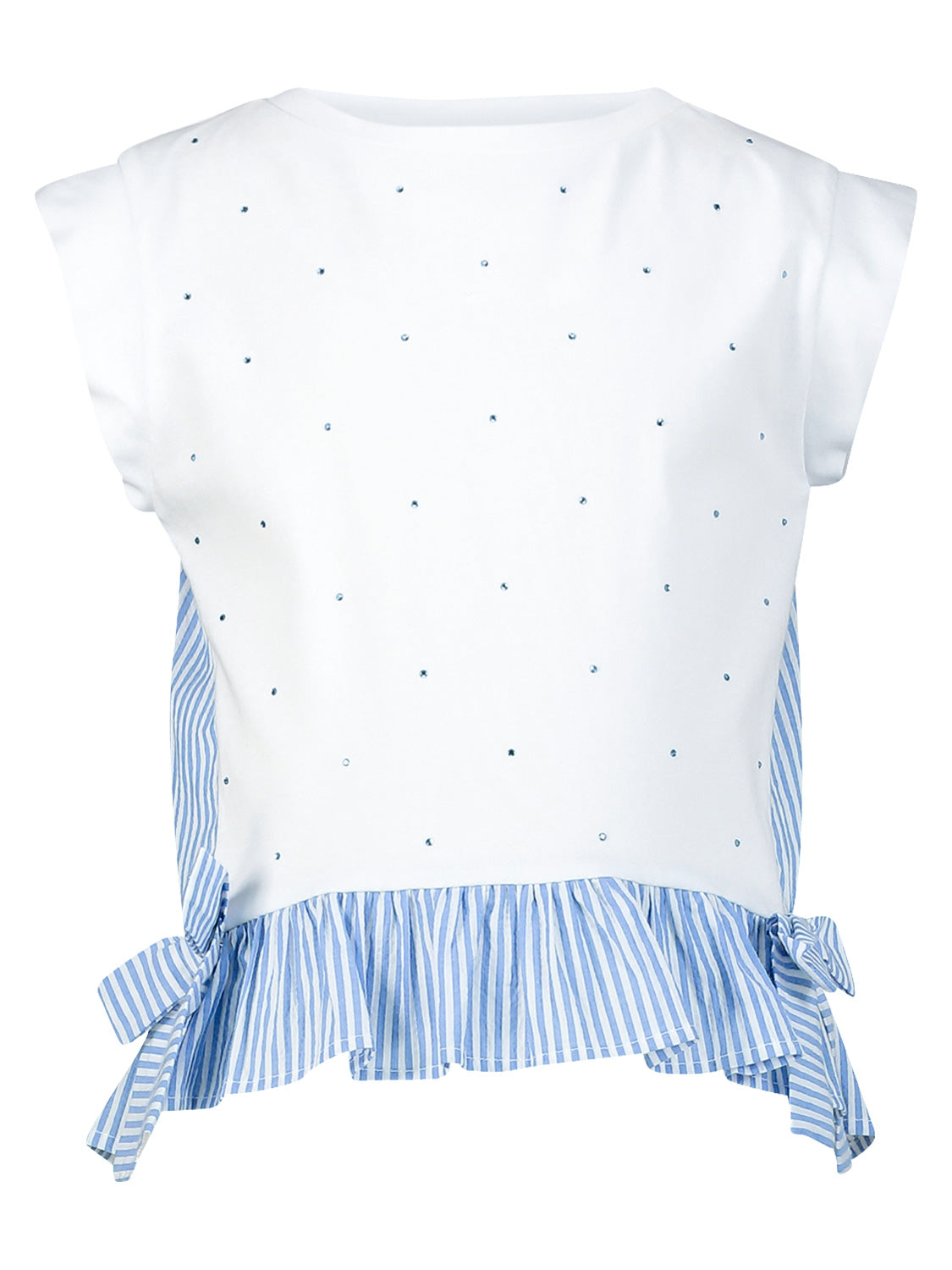 Monnalisa Kids t-shirt Blue in Blue 6904065537-1.jpg | NICKIS.com