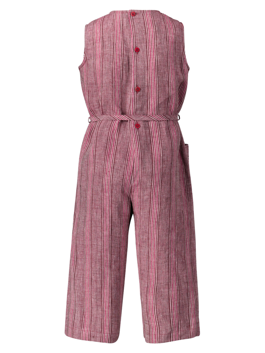 Il Gufo Kids overall Burgundy in Burgundy 6904272229-4.jpg | NICKIS.com