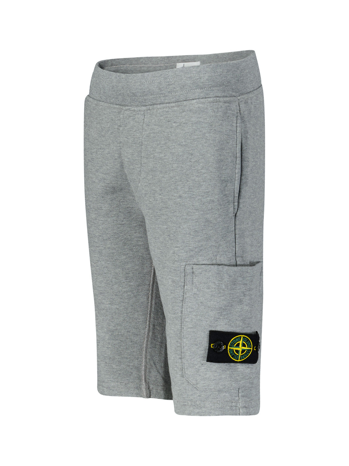 STONE ISLAND JUNIOR Kids Shorts Grey in Grey 6904466763-4.jpg | NICKIS.com