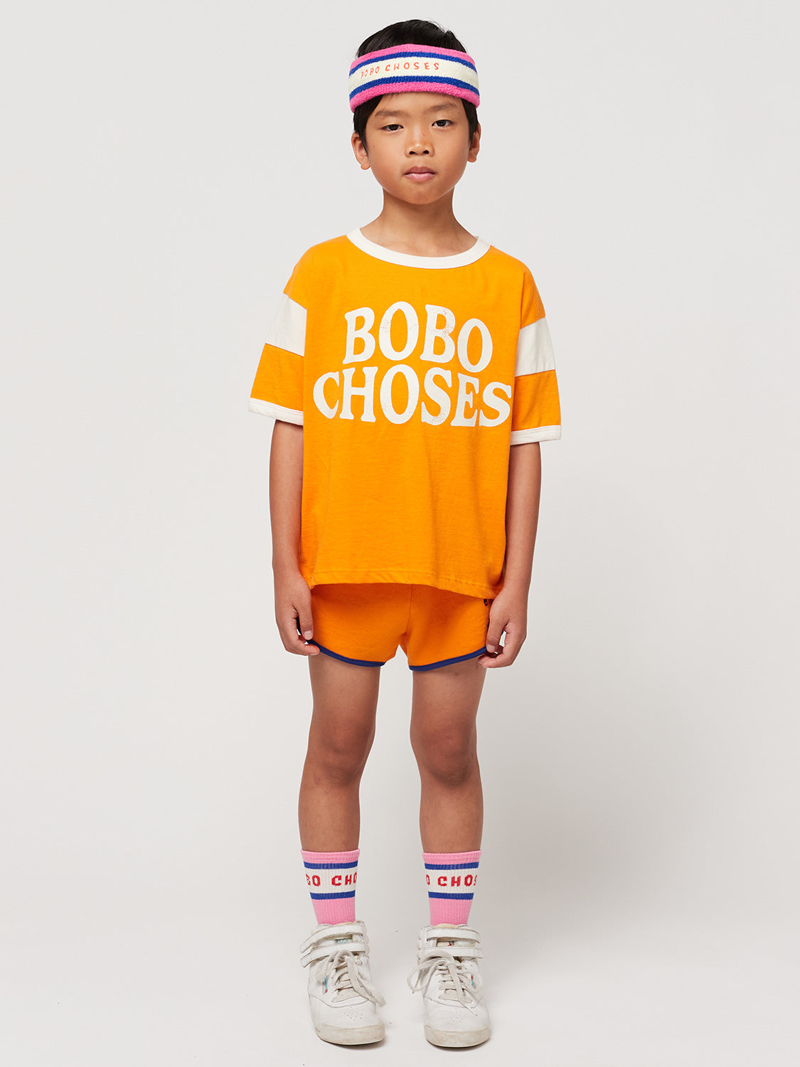 Bobo Choses Kids t-shirt B.c. Orange in Orange 6904473226-2.jpg | NICKIS.com