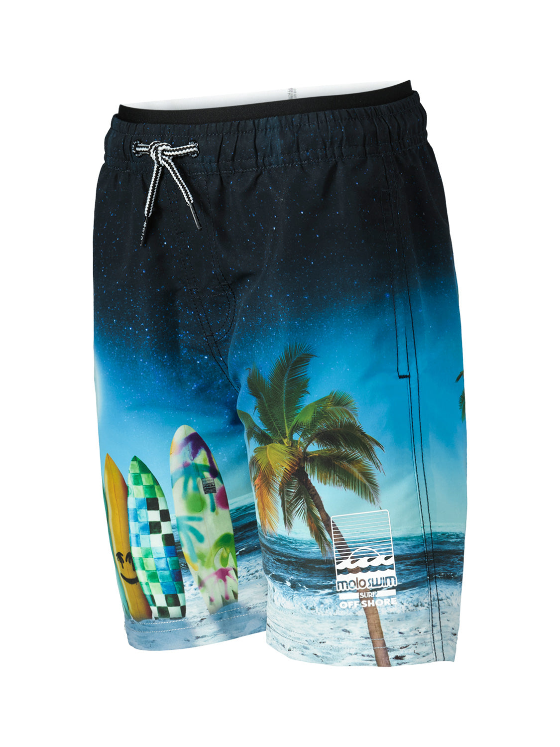 Molo Kids swim shorts Neal Blue in Blue 6904475007-4.jpg | NICKIS.com