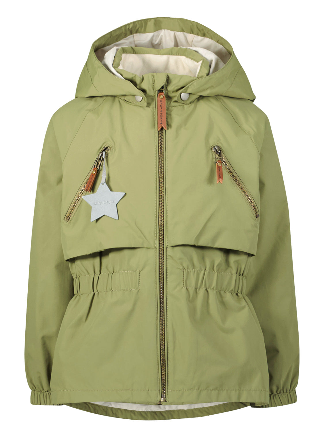 MINI A TURE Kids jacket Matalgea Olive Green in Olive Green 6904496009-1.jpg | NICKIS.com