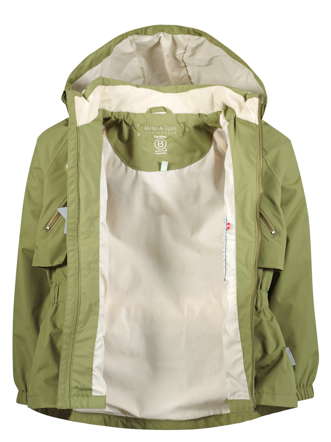 MINI A TURE Kids jacket Matalgea Olive Green in Olive Green 6904496009-5.jpg | NICKIS.com