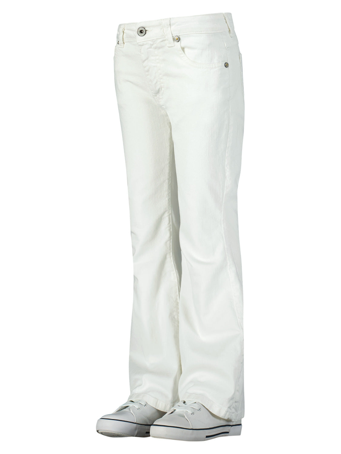 PLEASE - THE TROUSERS Kids jeans White in White 6904532310-5.jpg | NICKIS.com