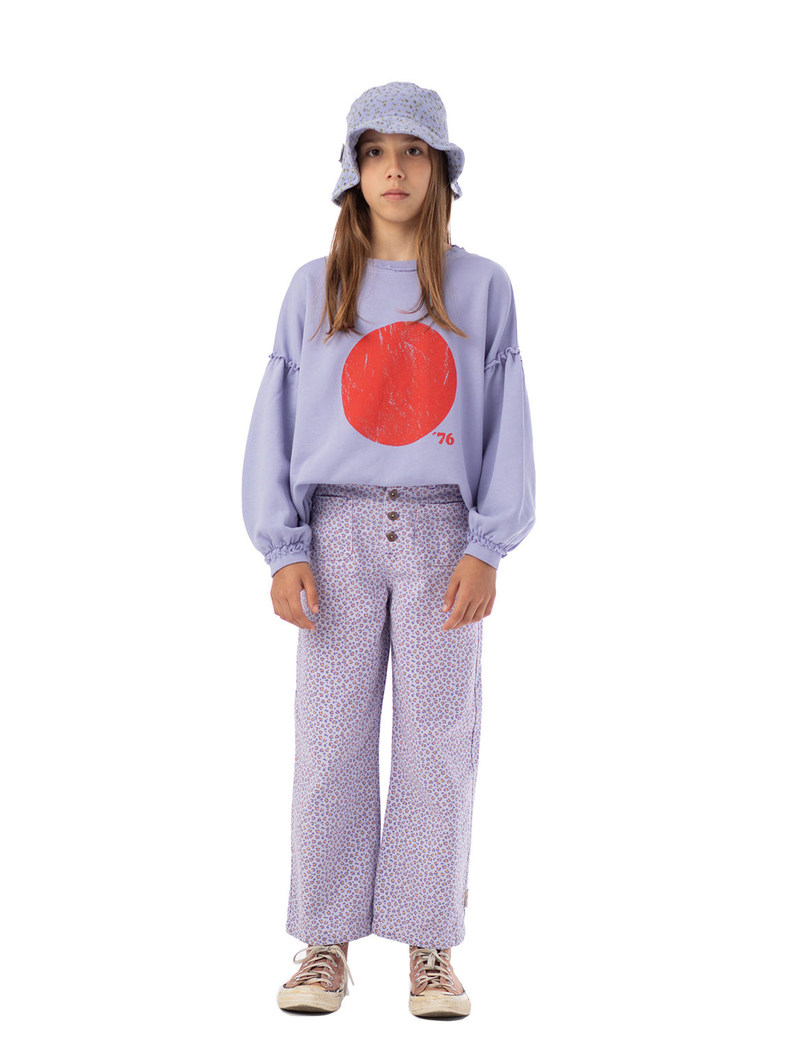 Piupiuchick Kids pants Lilac in Lilac 6904702100-2.jpg | NICKIS.com