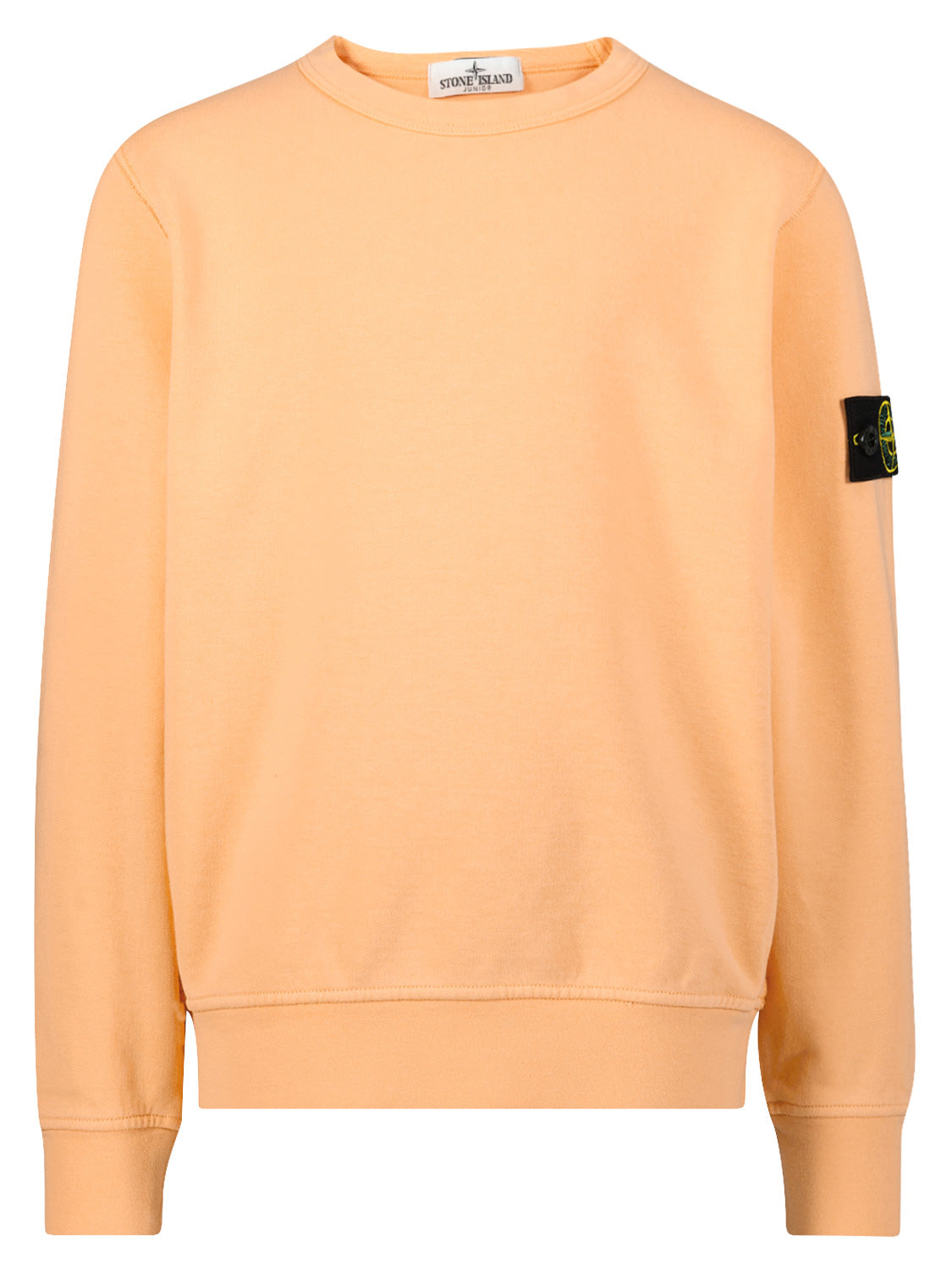 STONE ISLAND JUNIOR Kids Sweatshirt Apricot in Apricot 6904768394-1.jpg | NICKIS.com