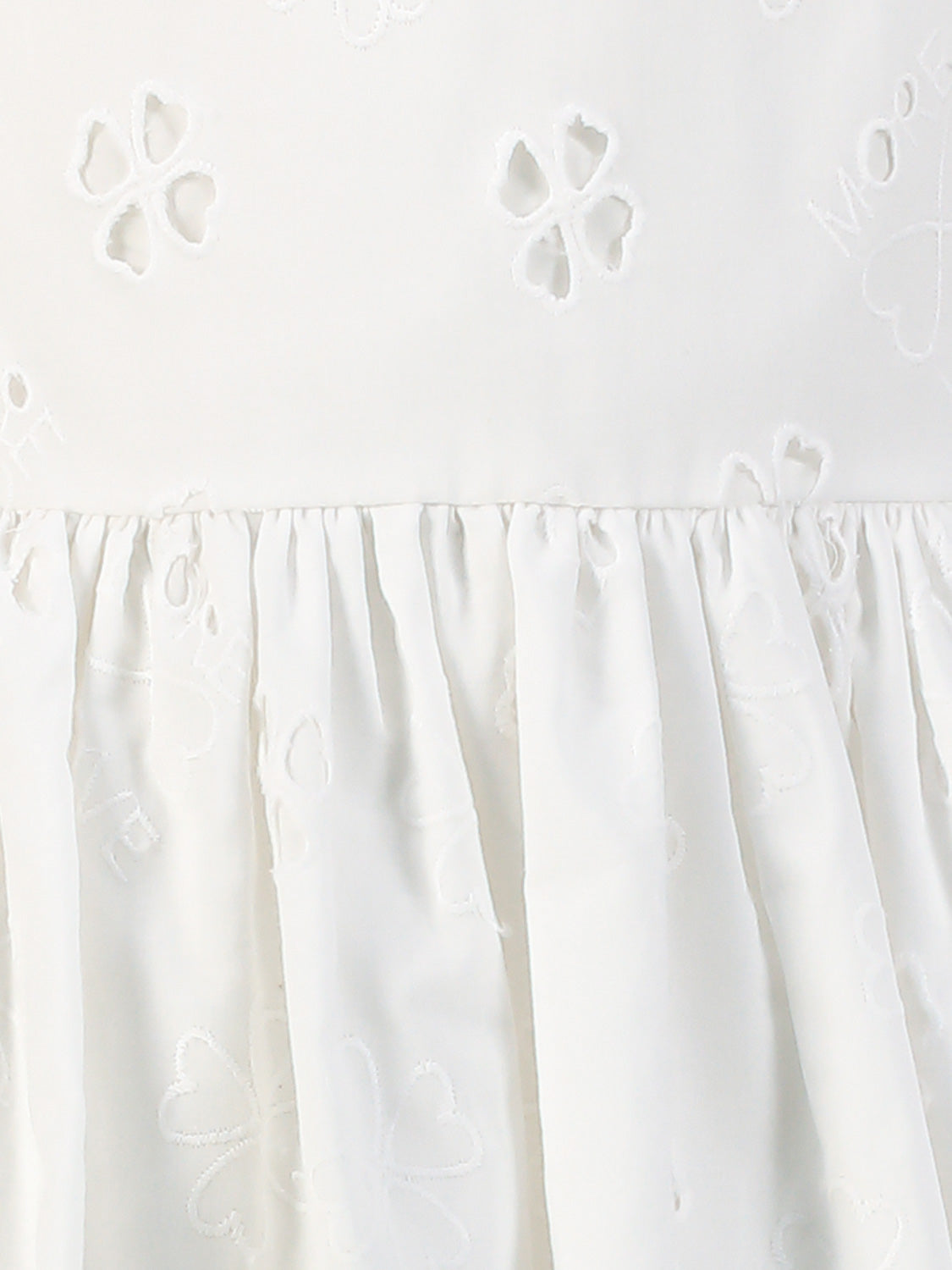 Molo Kids dress Cay White in White 6904851455-7.jpg | NICKIS.com