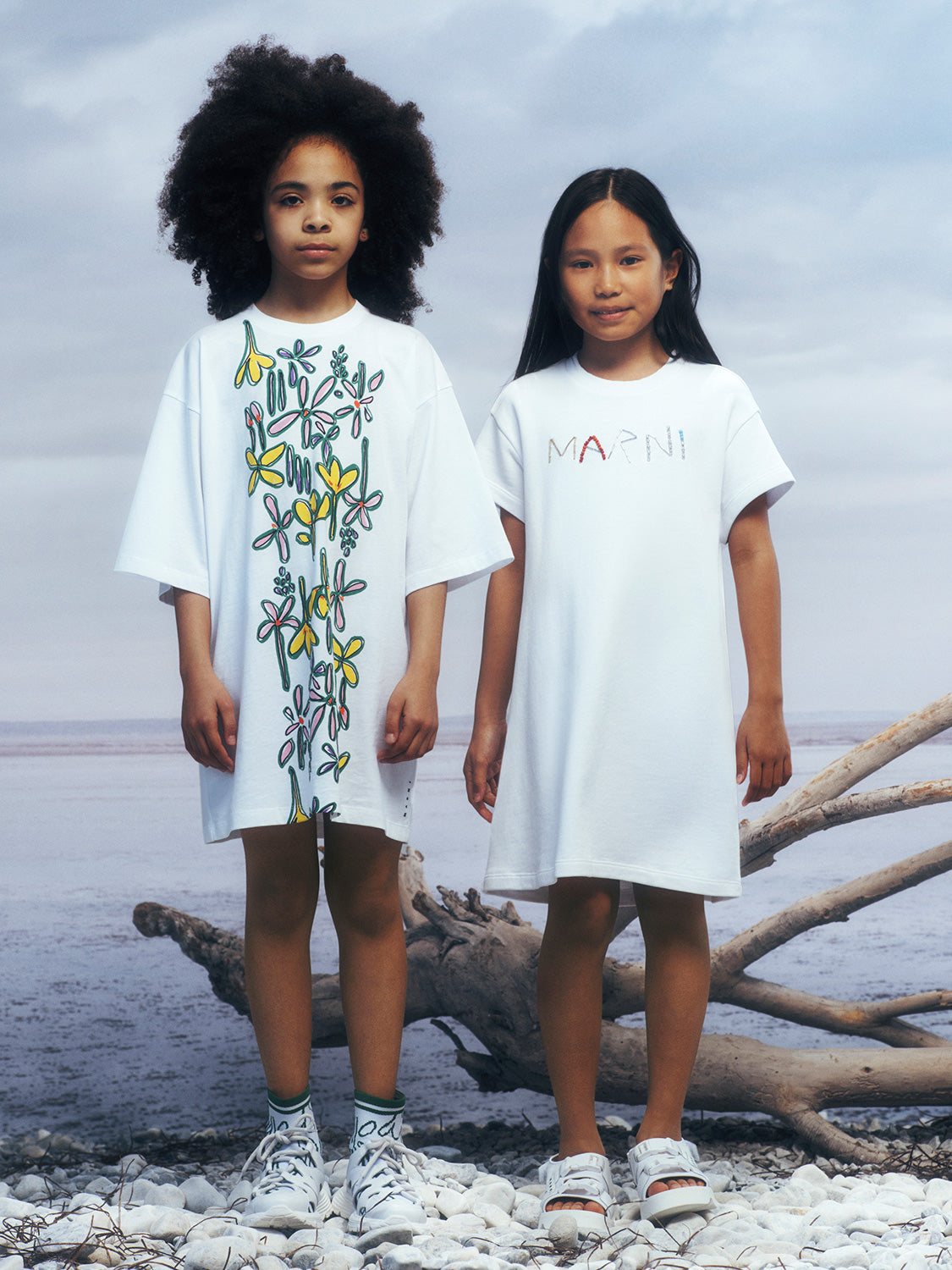 Marni Kids dress White in White 6904878933-2.jpg | NICKIS.com