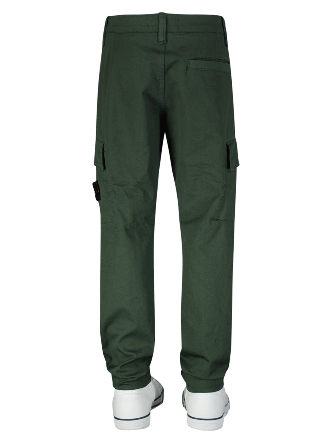 STONE ISLAND JUNIOR Kids Cargo Trousers Olive Green in Olive Green 6904894266-6.jpg | NICKIS.com