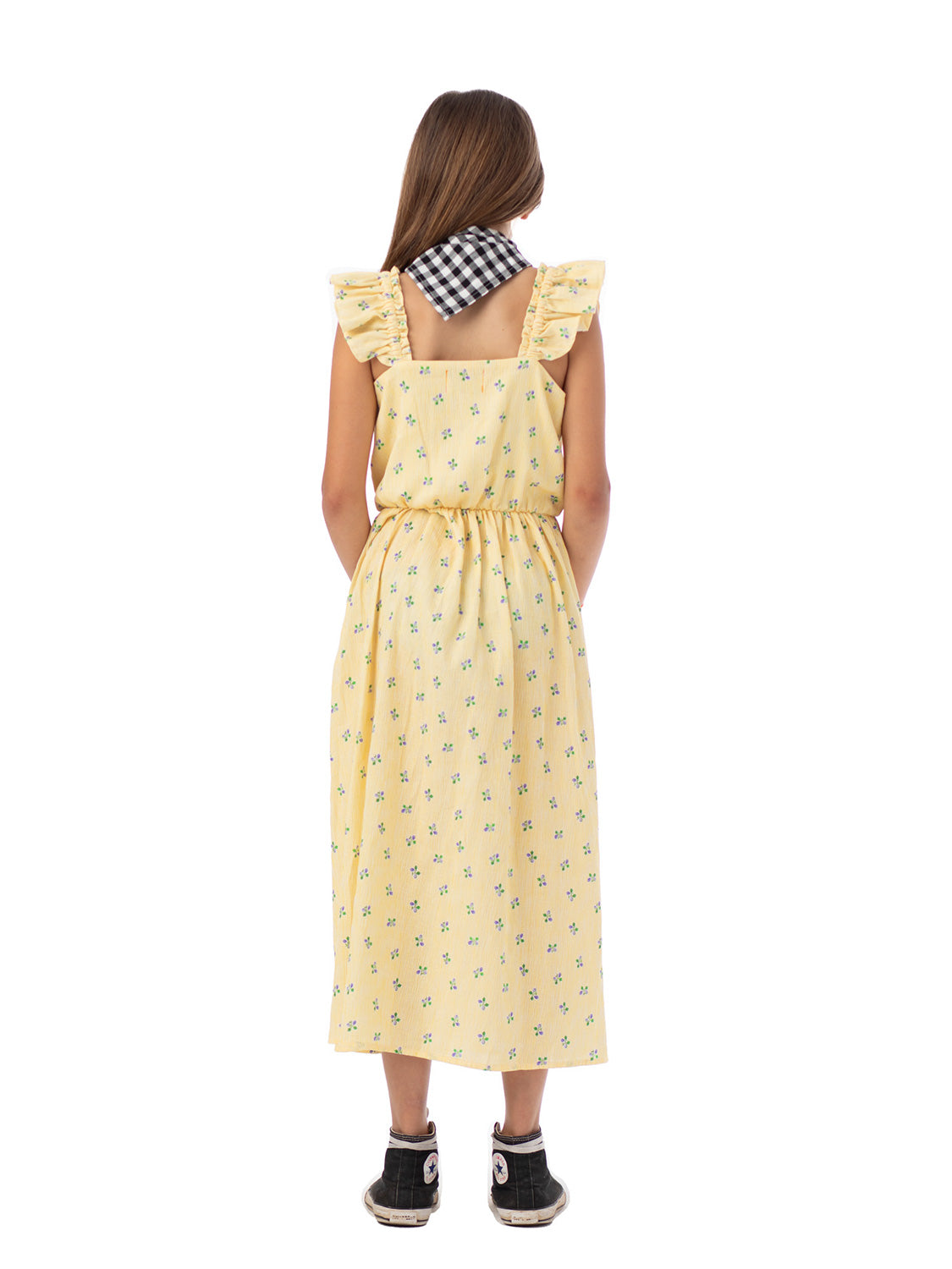 Piupiuchick Kids dress Yellow in Yellow 6904967387-3.jpg | NICKIS.com