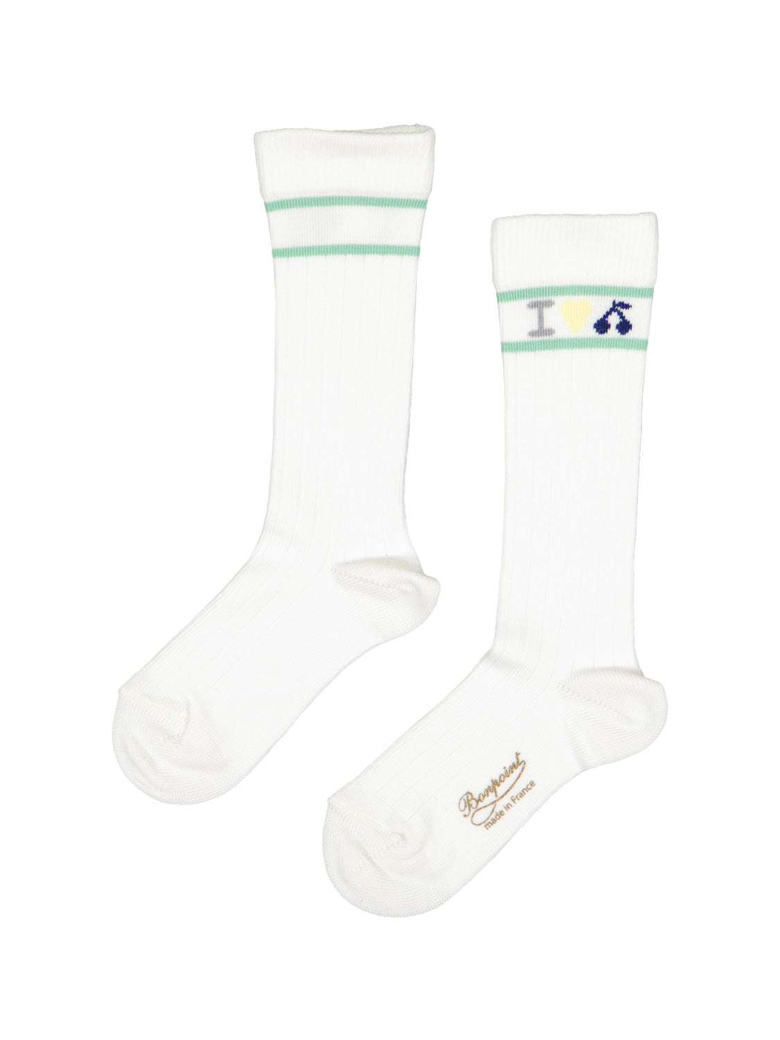 Bonpoint Kids socks Filo White in White 6904973789-1.jpg | NICKIS.com