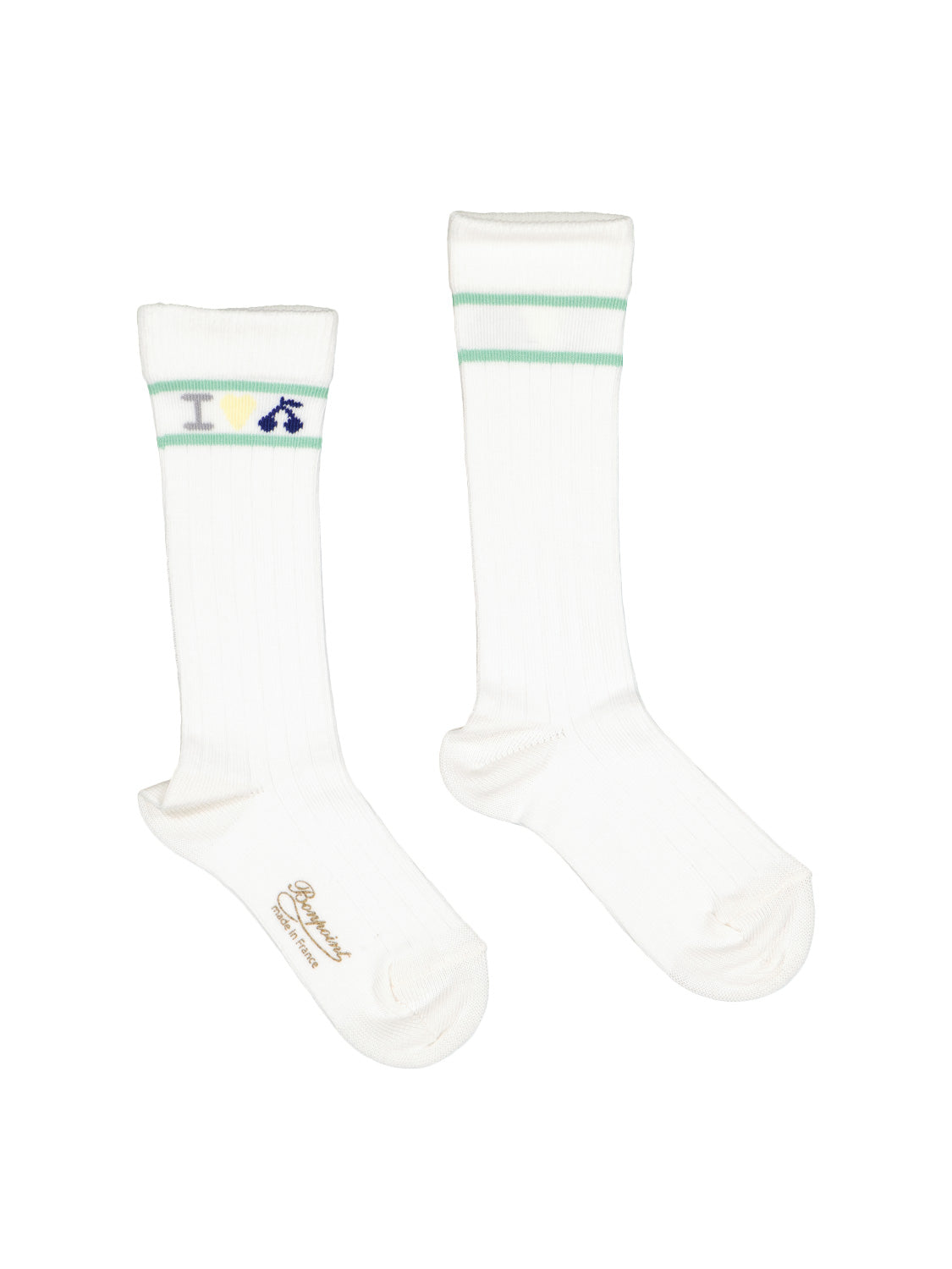 Bonpoint Kids socks Filo White in White 6904973789-4.jpg | NICKIS.com