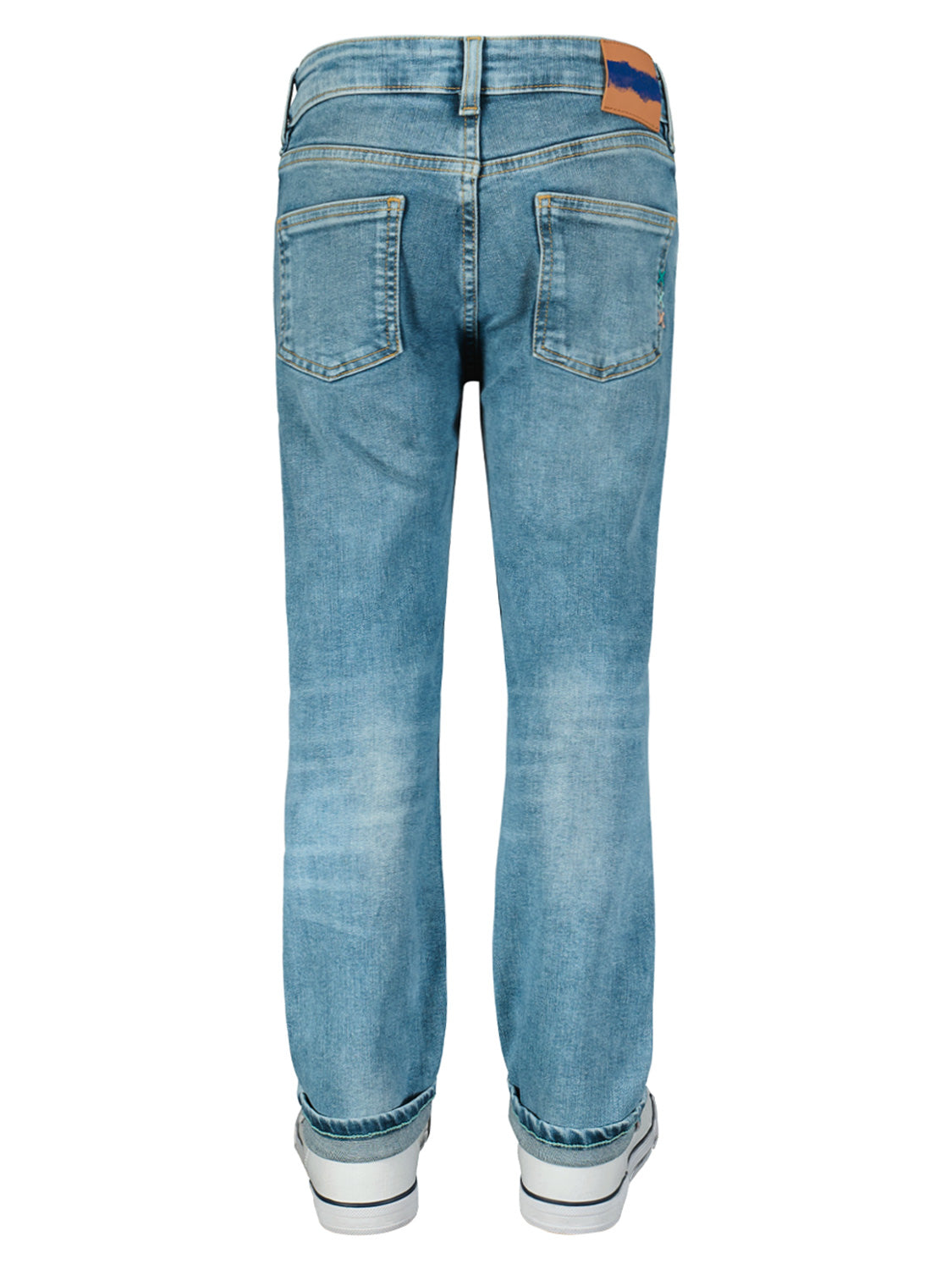 Scotch & Soda Kids jeans Dean - loose taper Blue in Blue 6905014910-6.jpg | NICKIS.com