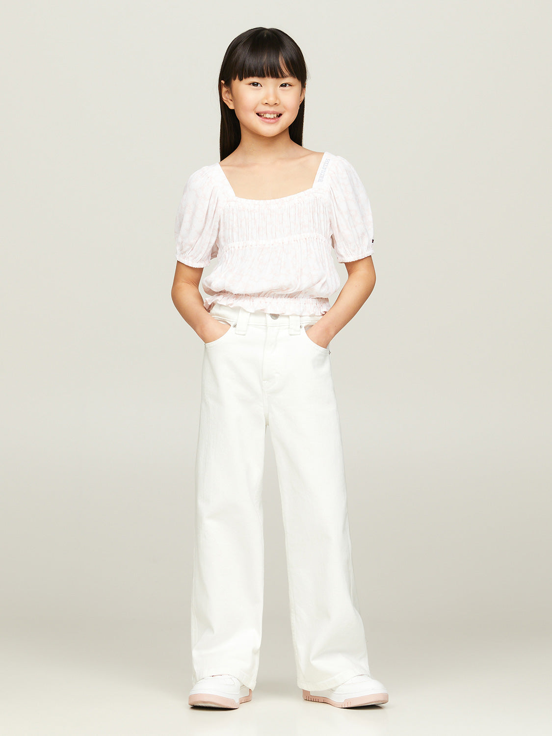 Tommy Hilfiger Kids jeans Mabel White White in White 6905022116-2.jpg | NICKIS.com