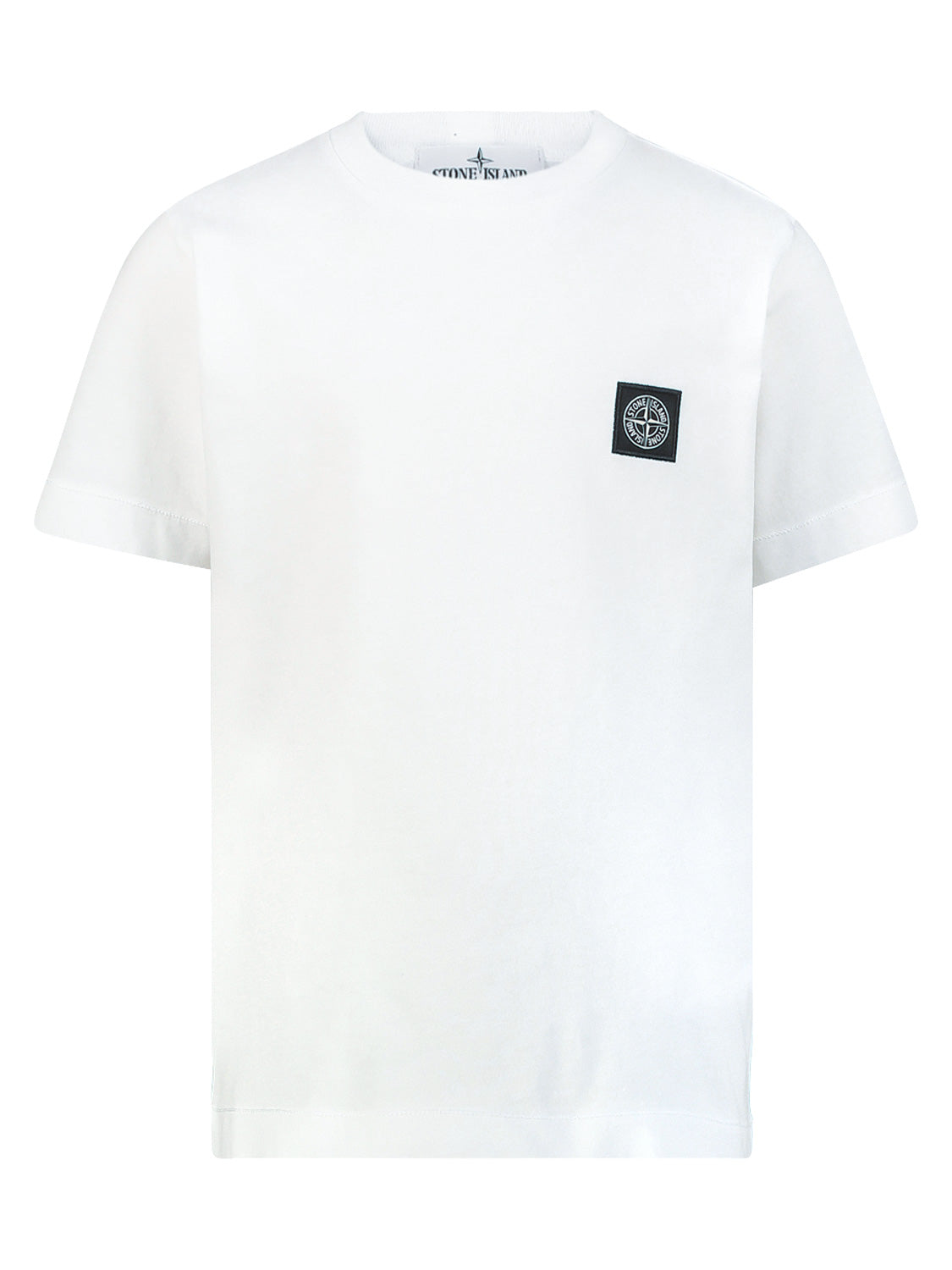 STONE ISLAND JUNIOR Kids t-shirt White in White 6905038353-1.jpg | NICKIS.com