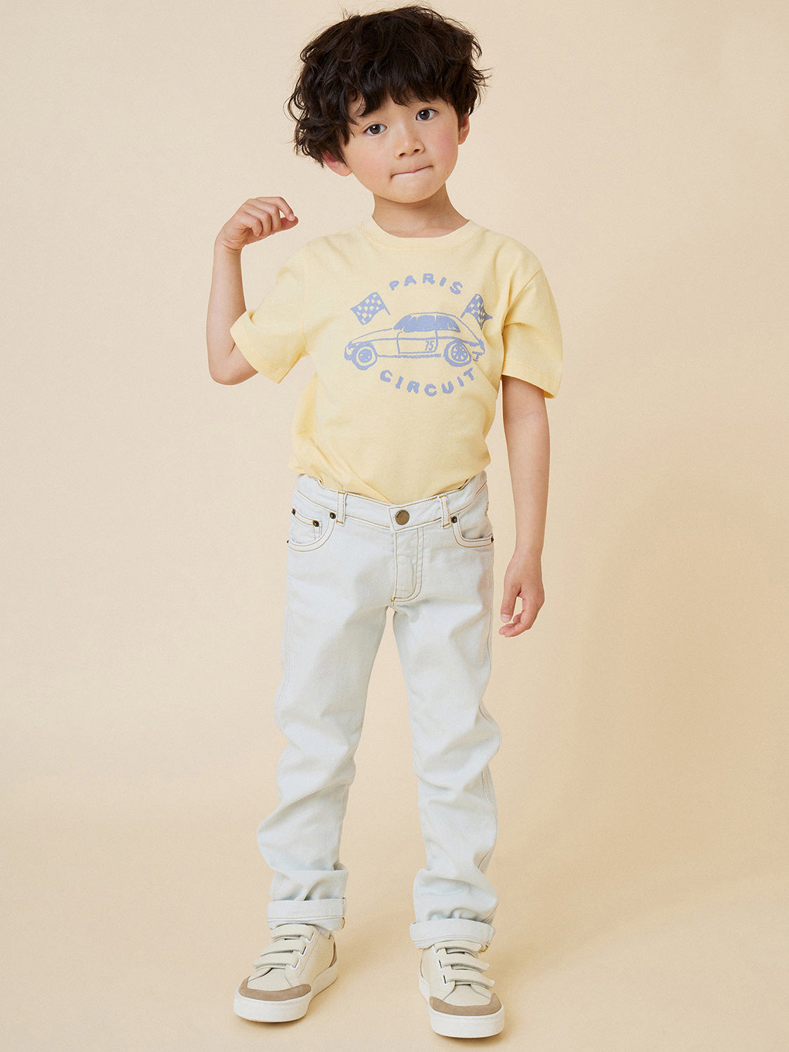 Bonpoint Kids t-shirt Thibald Yellow in Yellow 6905099462-2.jpg | NICKIS.com