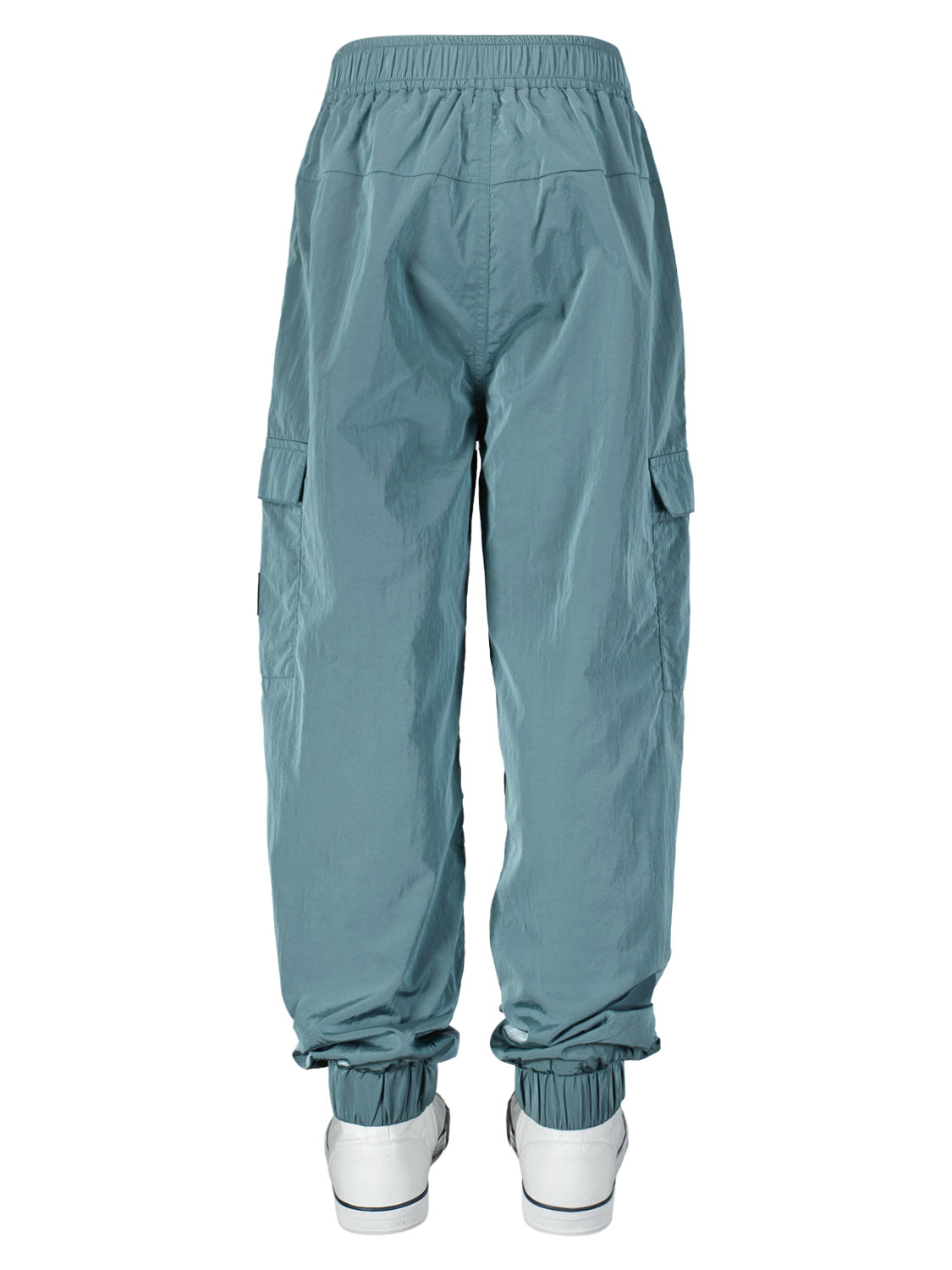 Calvin Klein Kids Cargo Trousers Structured Nylon Blue in Blue 6905123868-6.jpg | NICKIS.com