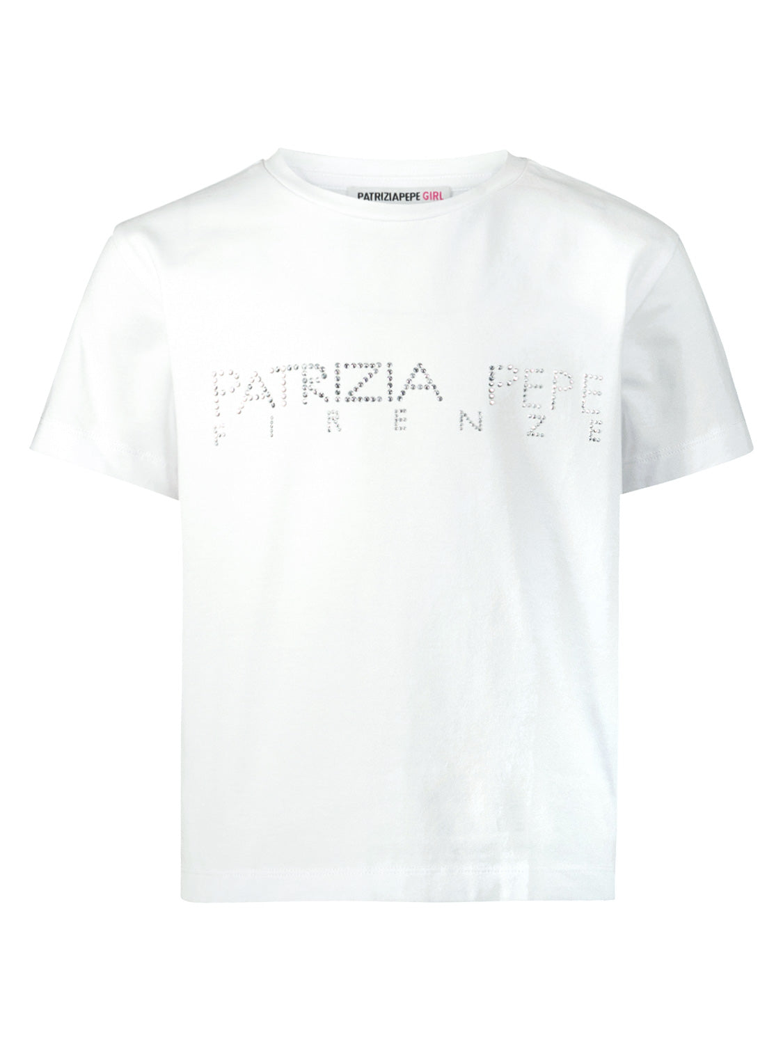 PATRIZIA PEPE GIRL Kids t-shirt White in White 6905135252-1.jpg | NICKIS.com