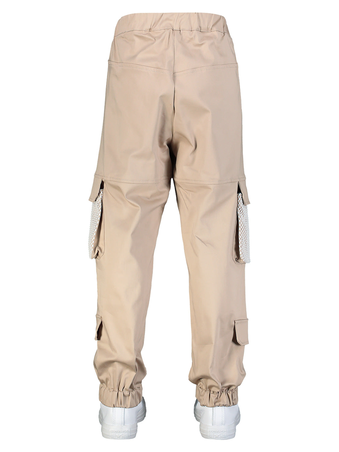 MSGM Kids Cargo Trousers Beige in Beige 6905255002-6.jpg | NICKIS.com