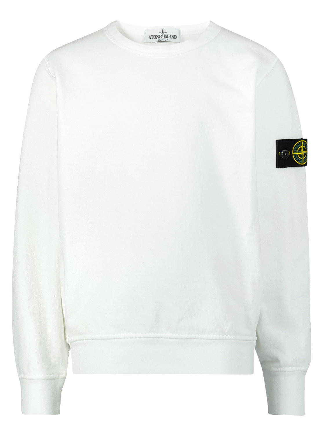 STONE ISLAND JUNIOR Kids Sweatshirt White in White 6905268394-1.jpg | NICKIS.com