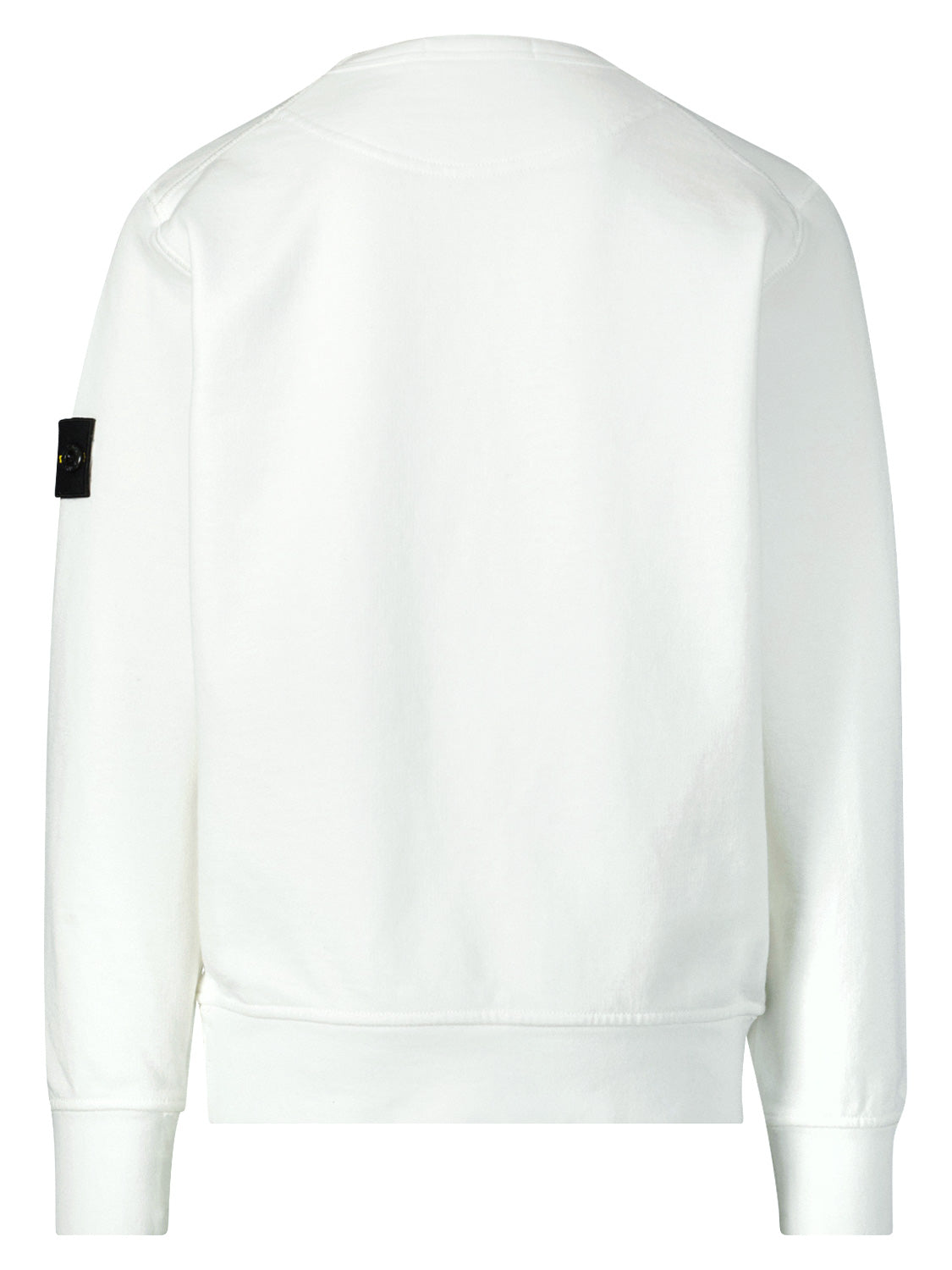 STONE ISLAND JUNIOR Kids Sweatshirt White in White 6905268394-5.jpg | NICKIS.com