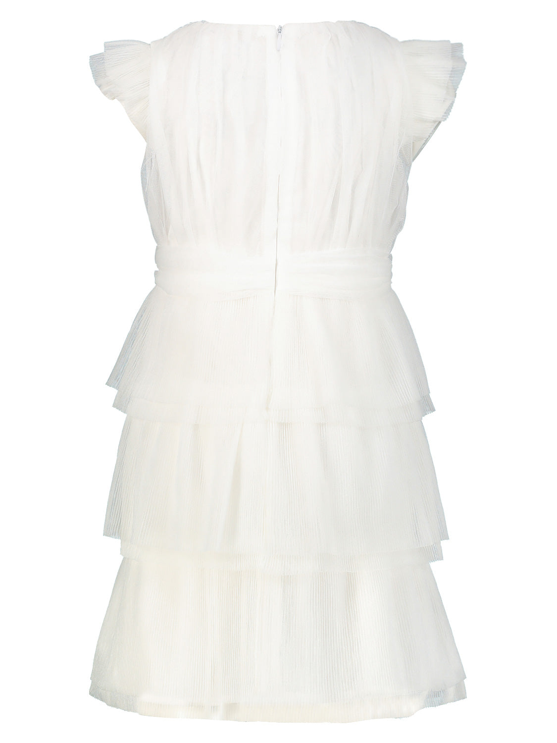 Mayoral Kids dress White in White 6905420473-5.jpg | NICKIS.com