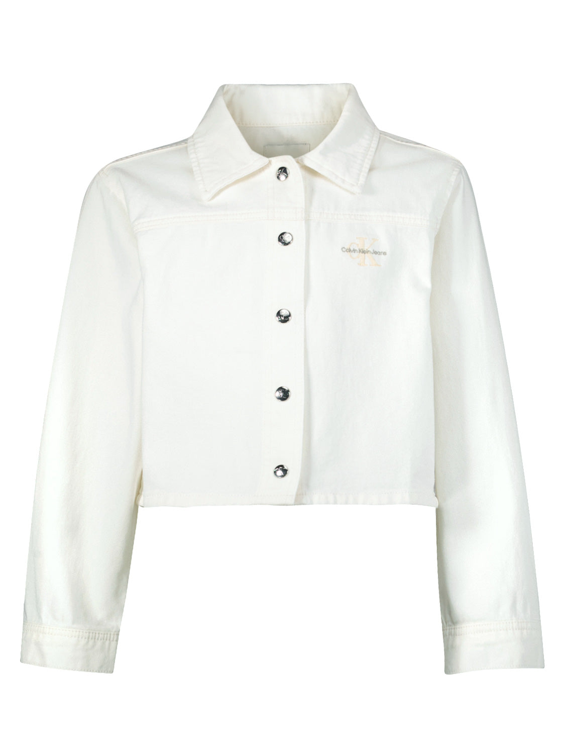 Calvin Klein Kids jacket White Button Denim White in White 6905440927-1.jpg | NICKIS.com