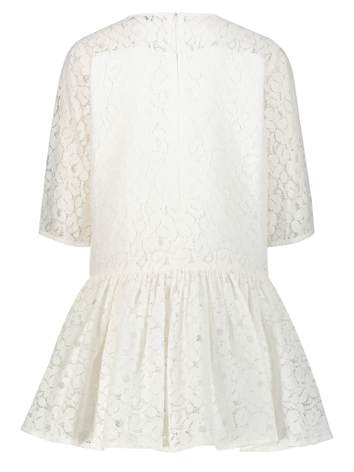 TWINSET Kids dress White in White 6905452278-4.jpg | NICKIS.com