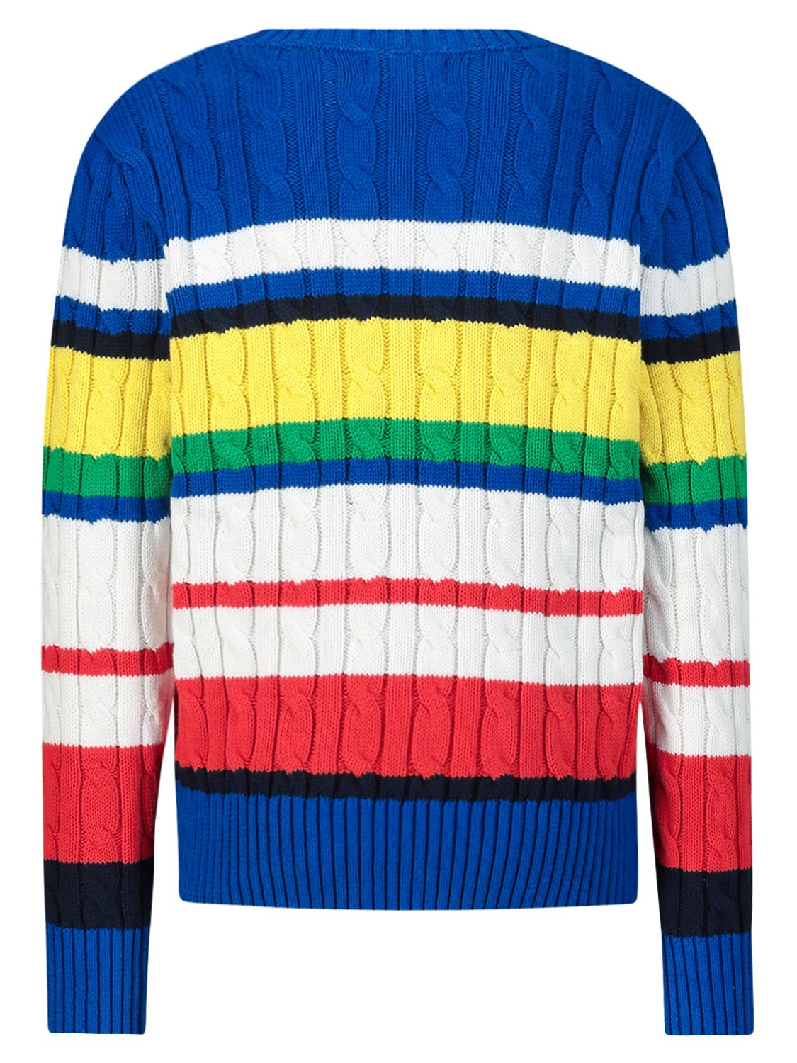 Hotsell Polo Ralph Lauren Graphic Multicolor Pennant Long Pullover Sweater Size Large