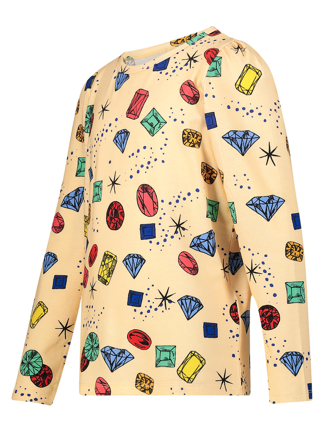 Mini Rodini Kids long-sleeve Jewels Yellow in Yellow 6905591048-4.jpg | NICKIS.com