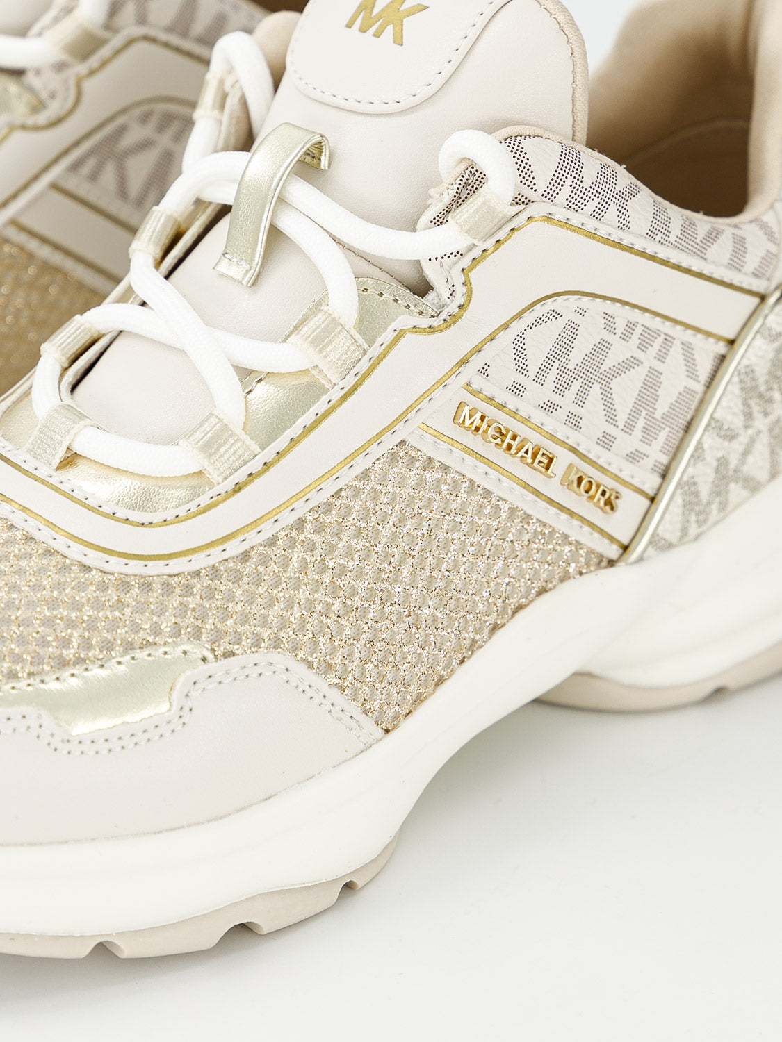 Michael Kors Kids sneakers Olympia Gold in Gold 6905638406-7.jpg | NICKIS.com