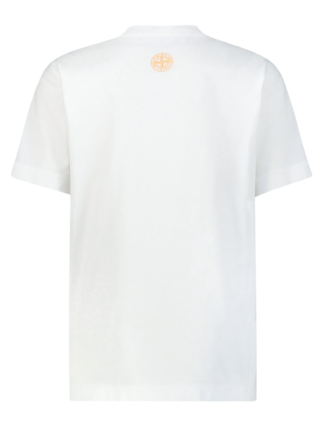 STONE ISLAND JUNIOR Kids t-shirt White in White 6905665418-4.jpg | NICKIS.com