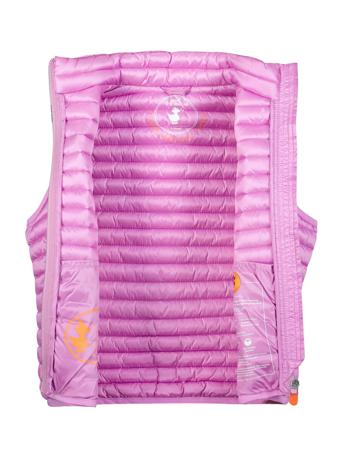 Save the Duck Kids vest Ava Lilac in Lilac 6905681855-6.jpg | NICKIS.com