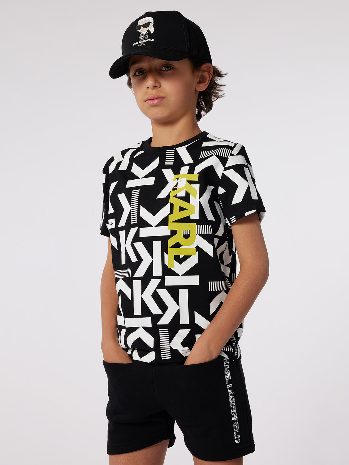 Karl Lagerfeld Kids Sweatshorts  in  6905708545-2.jpg | NICKIS.com