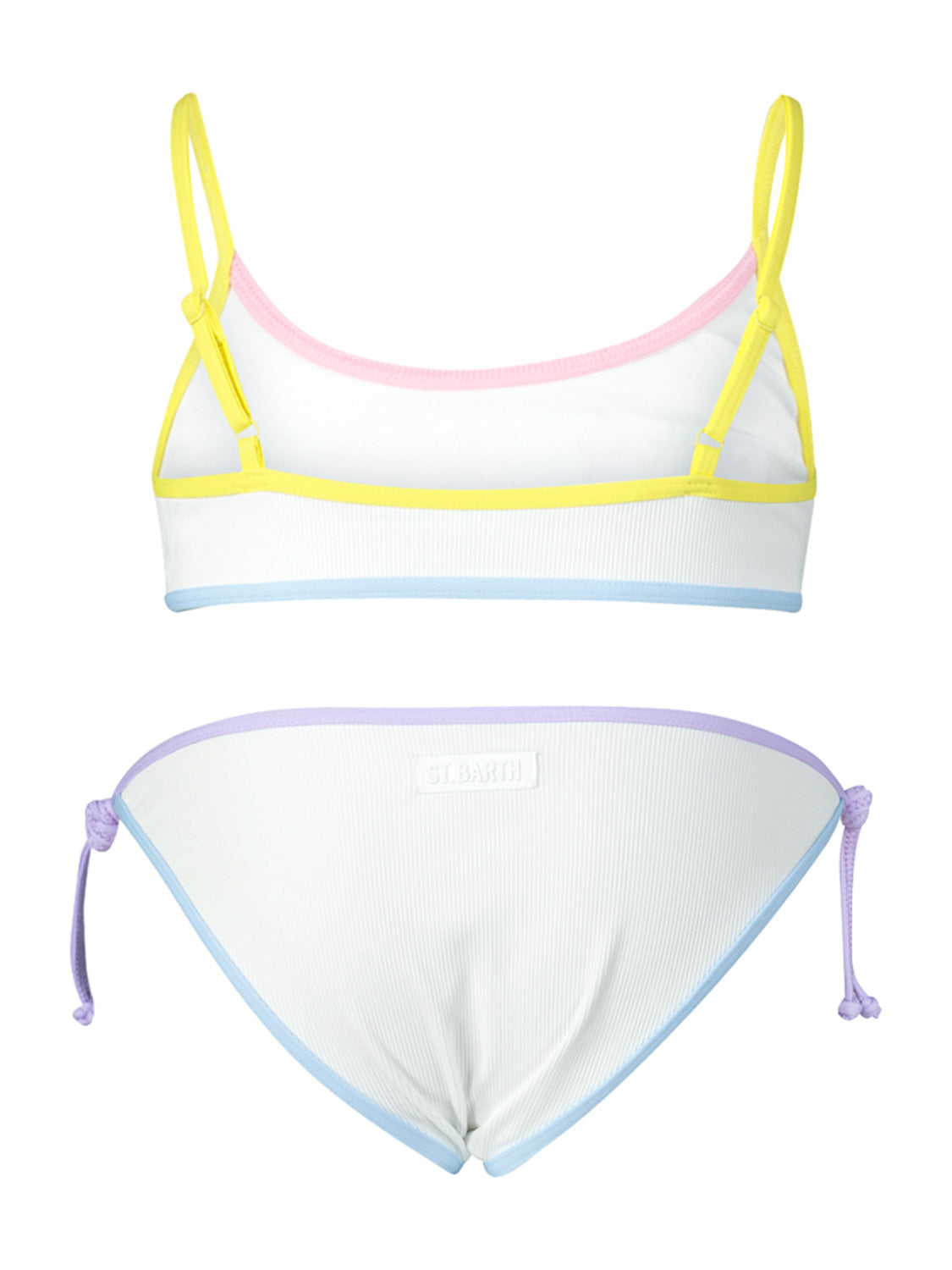 MC2 Saint Barth Kids bikini Jaiden String White in White 6905773389-4.jpg | NICKIS.com