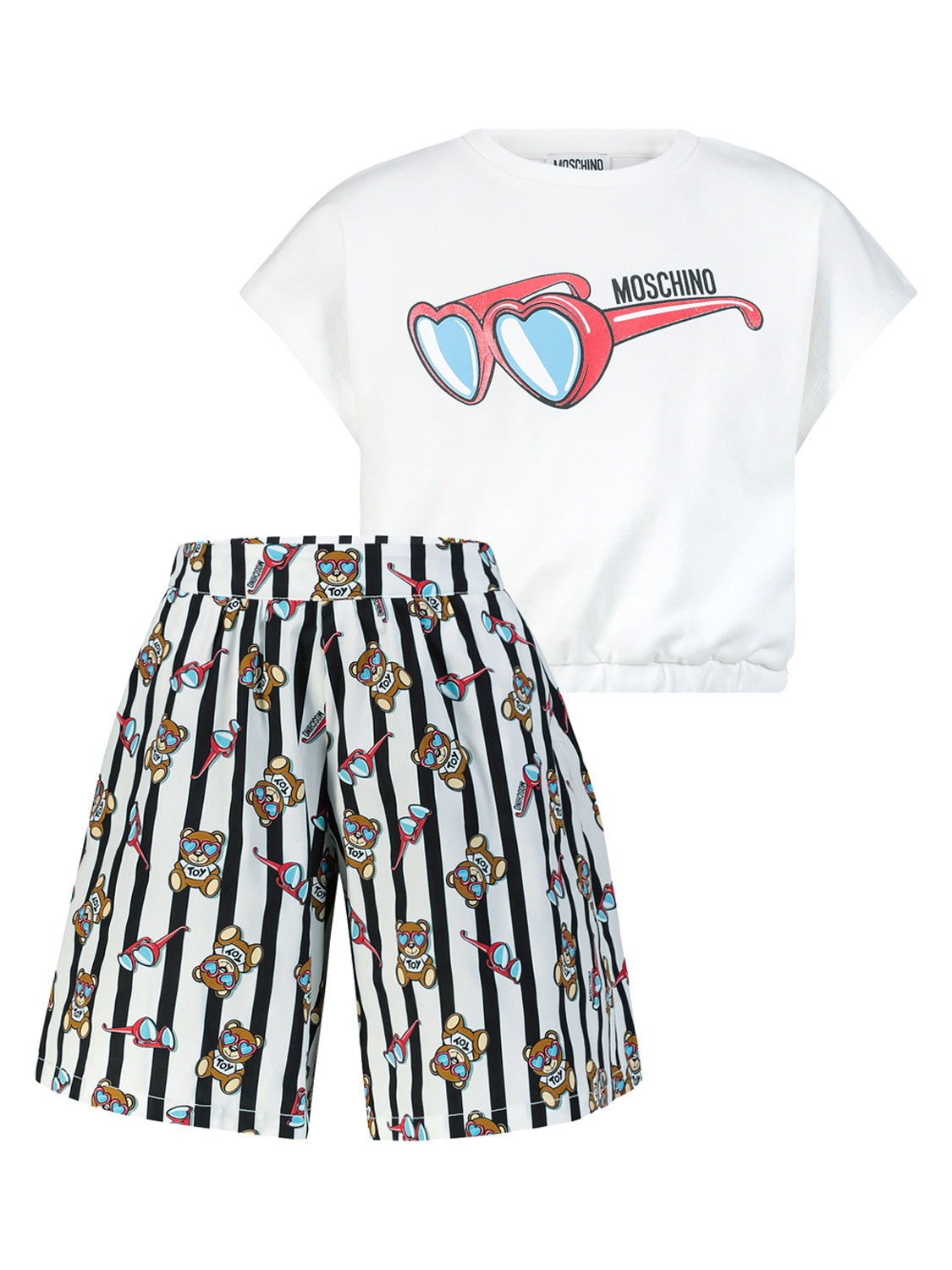 Moschino Kids clothing set White in White 6905783291-1.jpg | NICKIS.com